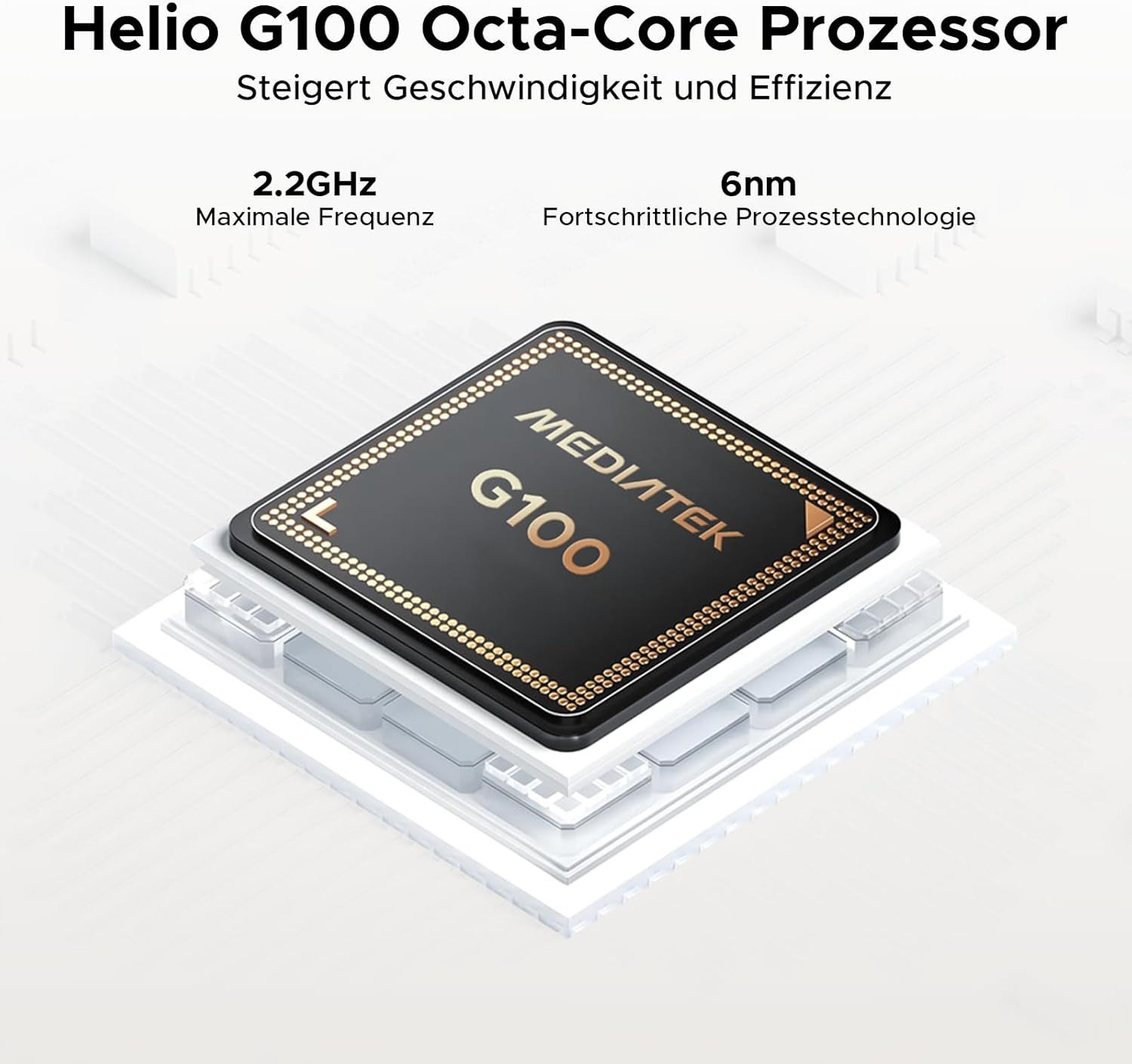 Zevelora 8 GB RAM 11000mAh Akku Helio G100 Octa-Core FHD, Face ID, Fast Gaming Tablet (13", 256 GB, Android 15, 4G LTE, Modernes Design trifft Leistung für Arbeit, Freizeit und Entertainment)