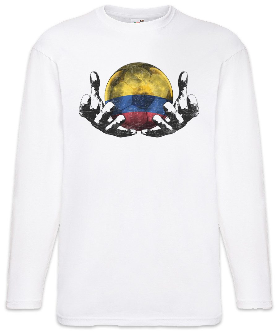 Langarmshirt Colombia Football Magic Ball Langarm T-Shirt Kolumbien Kolumbianisch