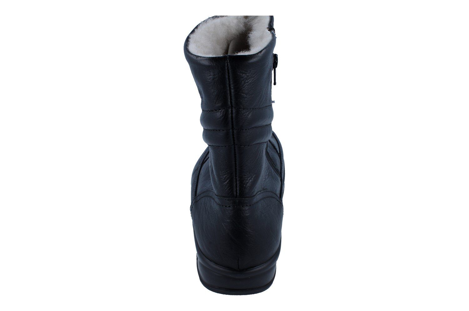 Finn Comfort FINN COMFORT Cortina Herren Winterstiefel schwarz Glattleder Winterstiefel Wechselfußbett