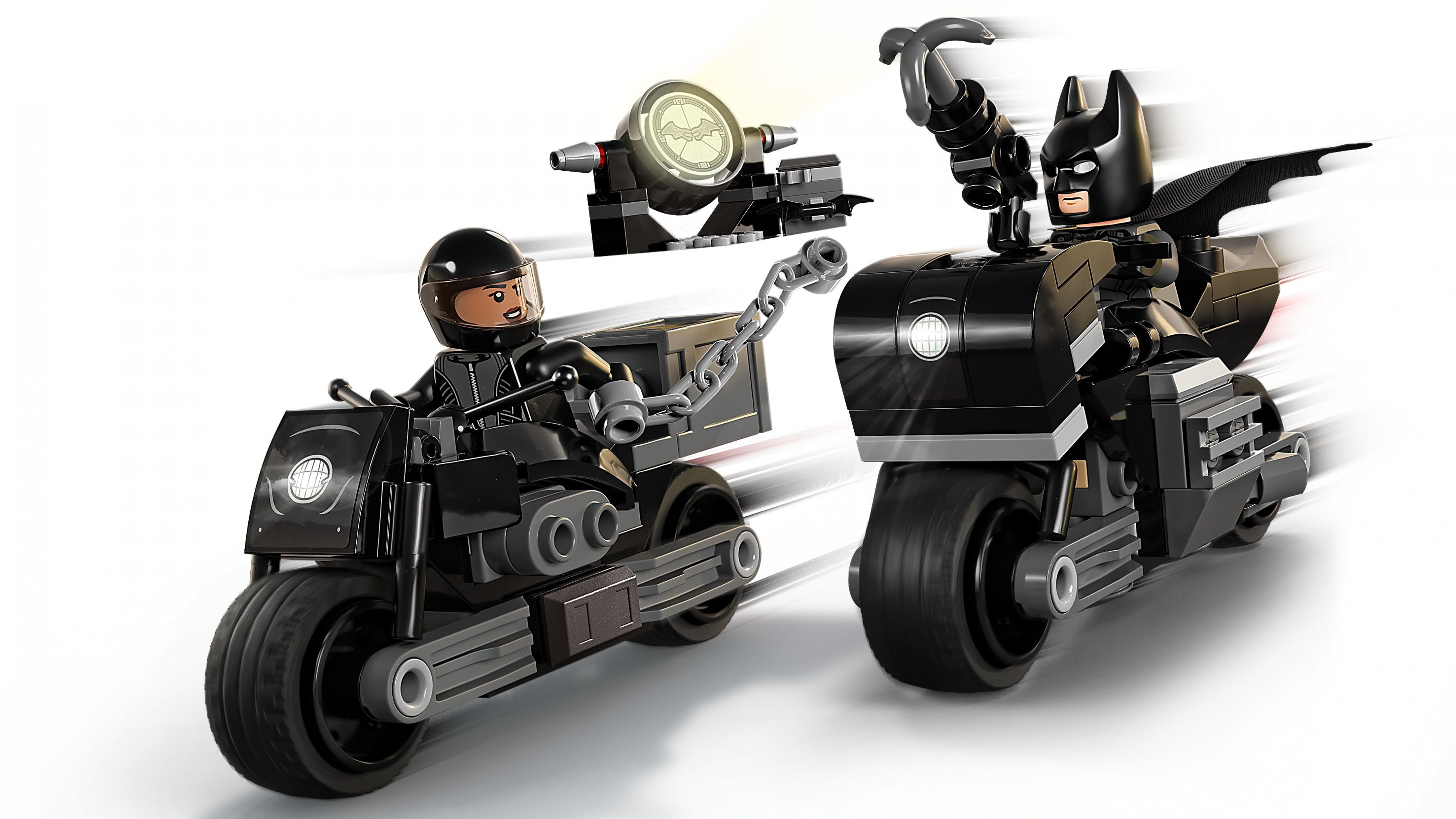 LEGO® Konstruktionsspielsteine LEGO® DC (Set, St) Verfolgungsjagd, Batman™ & 149 - Kyle™: Selina