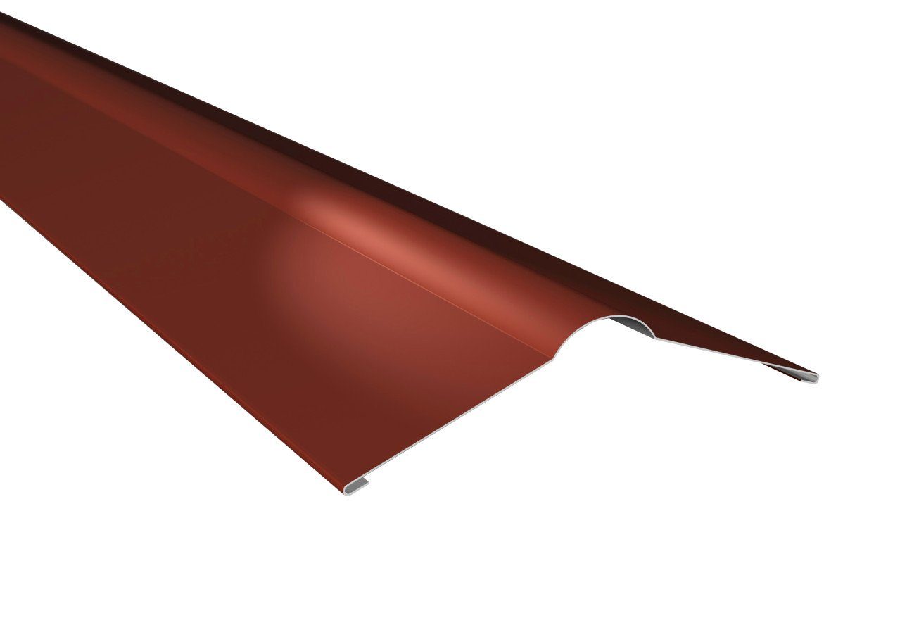 WECKMAN Dachdurchführung Weckman Firstblech 100 x 31,2 cm ziegelrot, Metall
