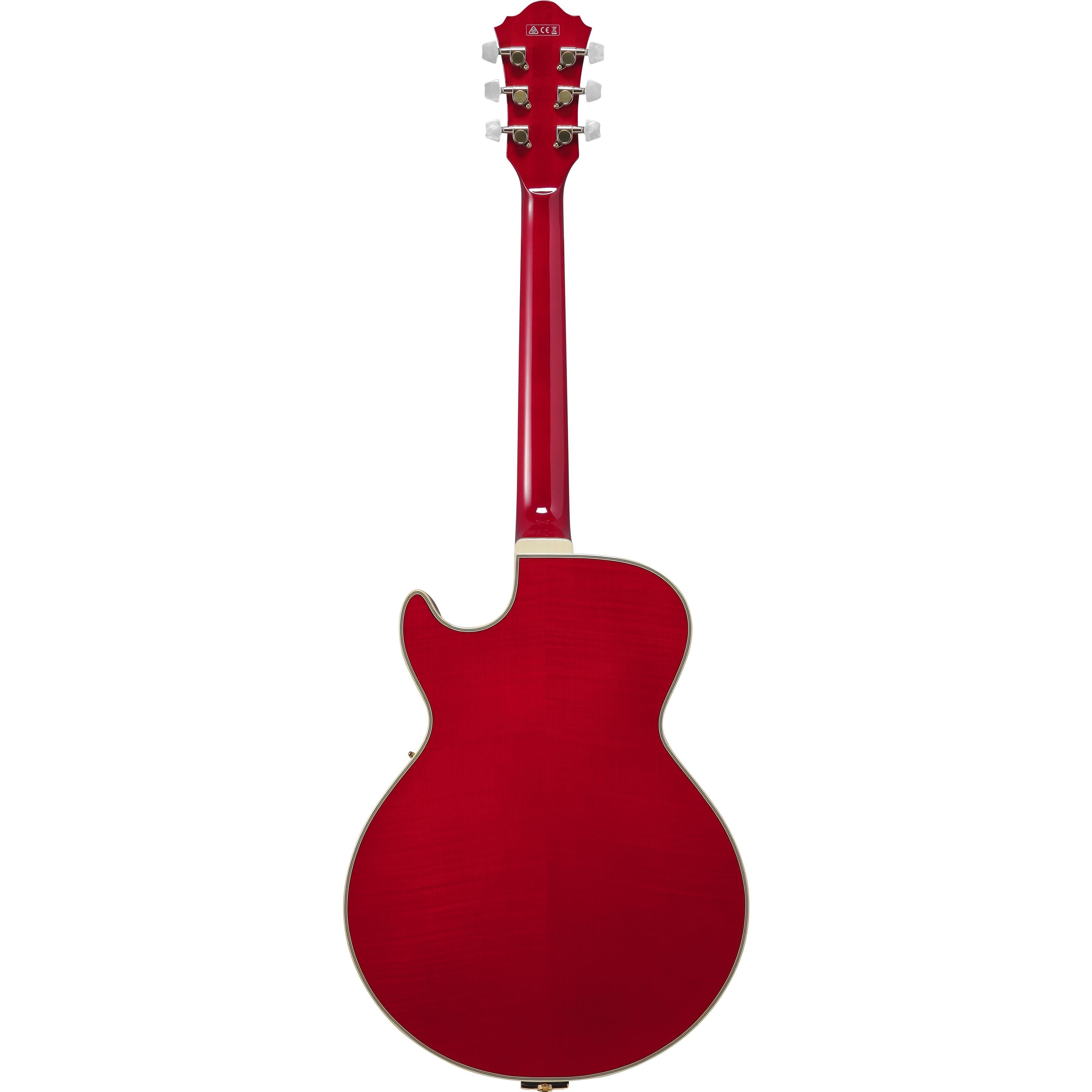 Ibanez Halbakustik-Gitarre, Halb-Akustik Gitarren, Hollow-Body Modelle, George Benson GB10SEFM-SRR Sapphire Red - Halbakustik Gitarre