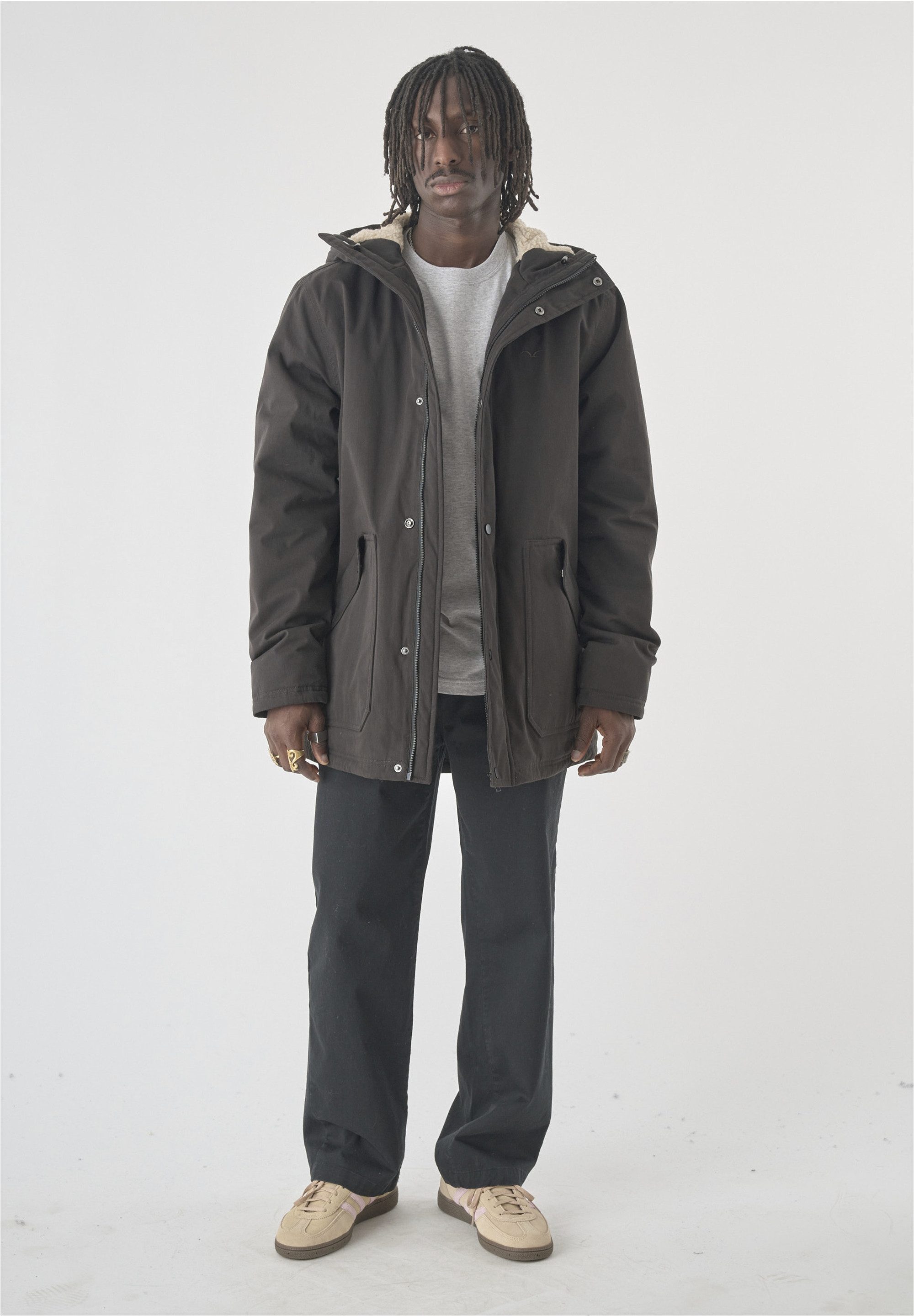 Cleptomanicx Parka Winter Jacket Larum Original mit lockerem Schnitt