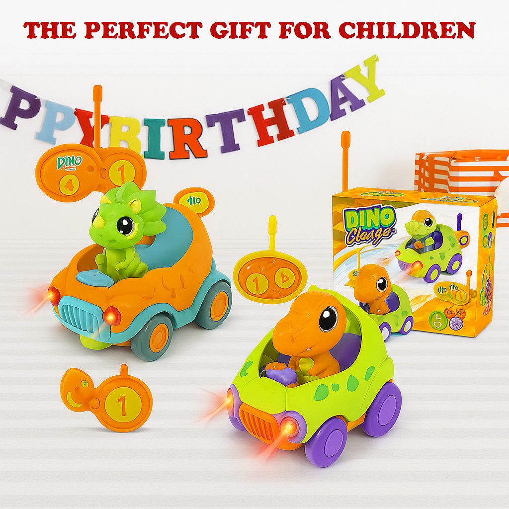 seveclotree Spielzeug-Auto Ferngesteuertes Dinosaurier RC Auto Set mit Musi günstig online kaufen