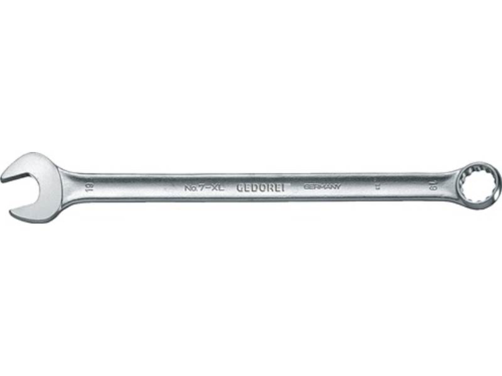 Gedore Maulschlüssel Ringmaulschlüssel 7 XL SW 8mm L.170mm Form A ext.lang CV-Stahl GEDORE | Maulschlüssel
