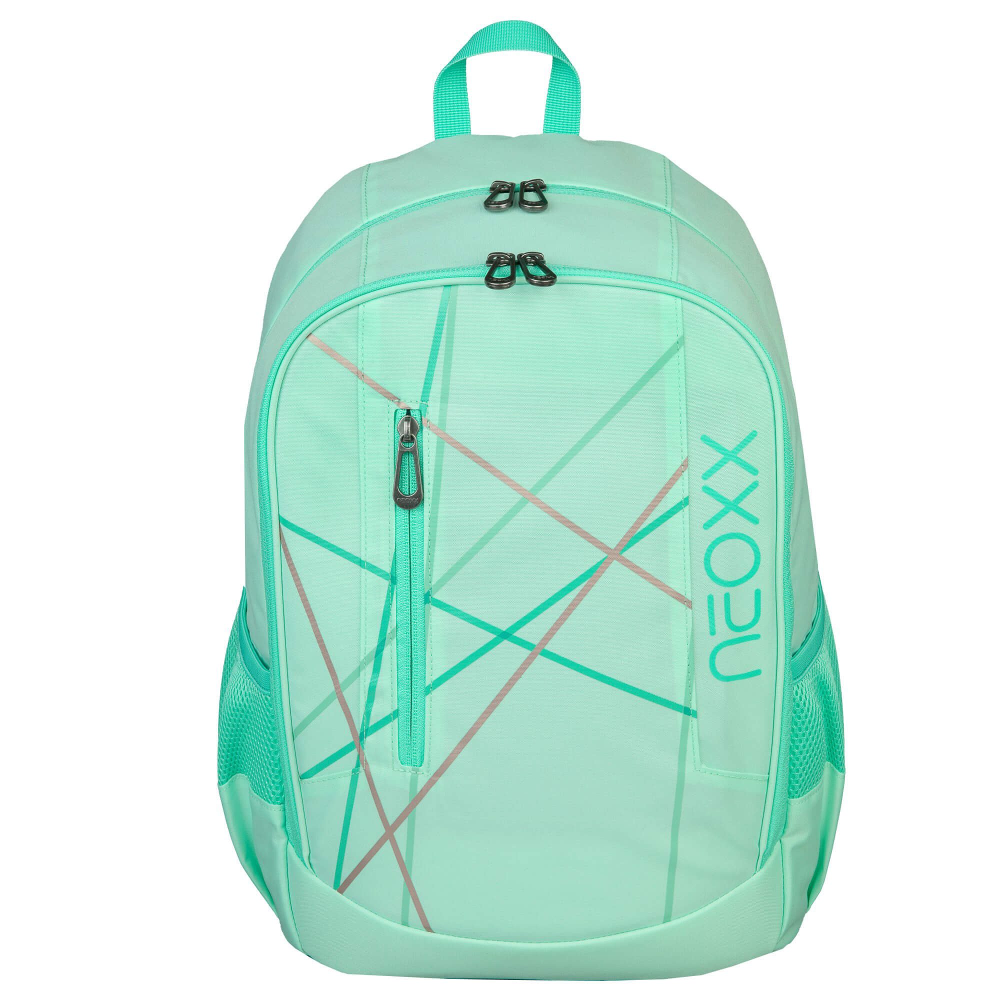 neoxx Schulrucksack FLOW - Schulrucksack 42.5 cm (Mint to be)