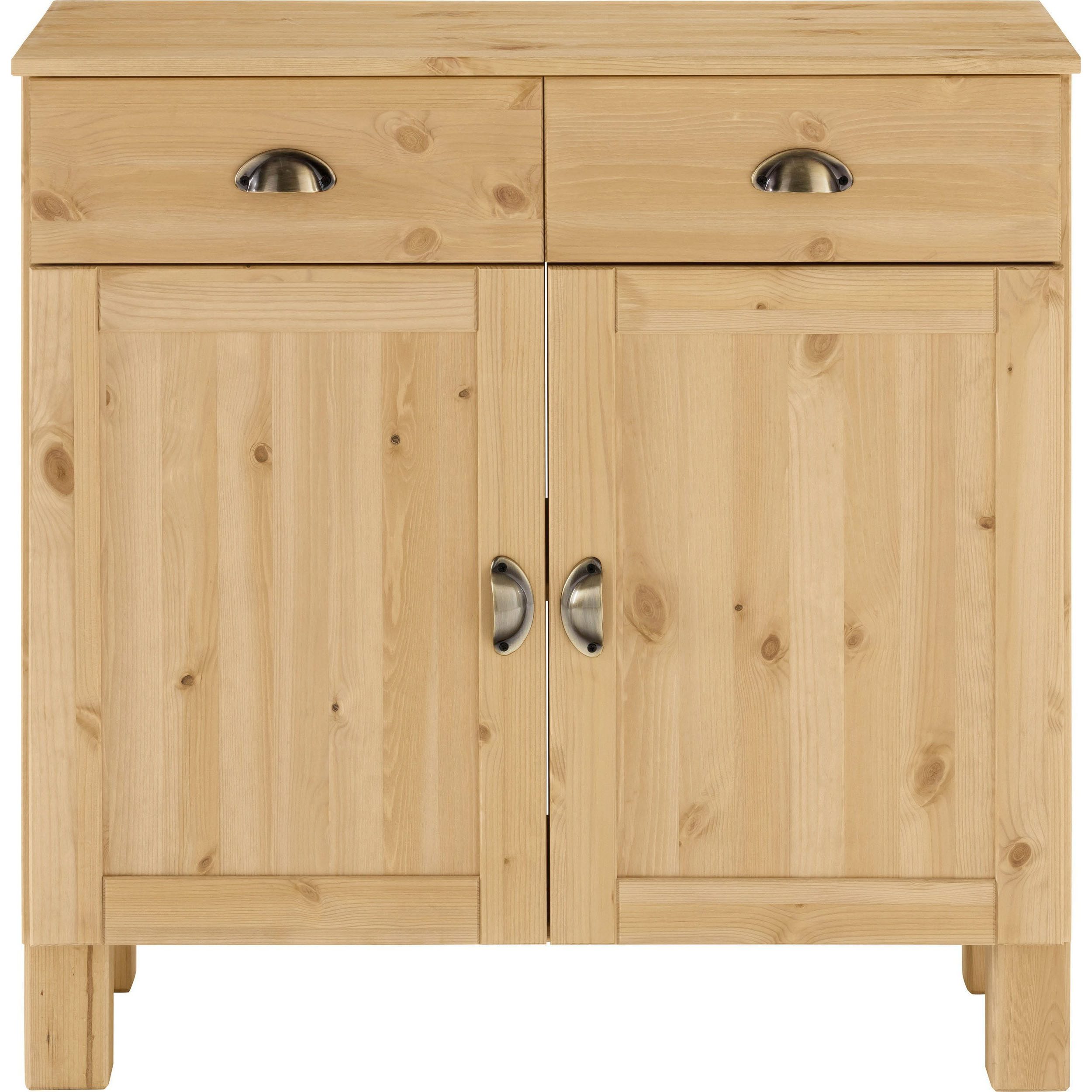 Home affaire Unterschrank Oslo 85 cm breit, 38 cm tief, als Sideboard nutzbar, 2 Türen, 2 Schubladen – Bild 3 von 5
