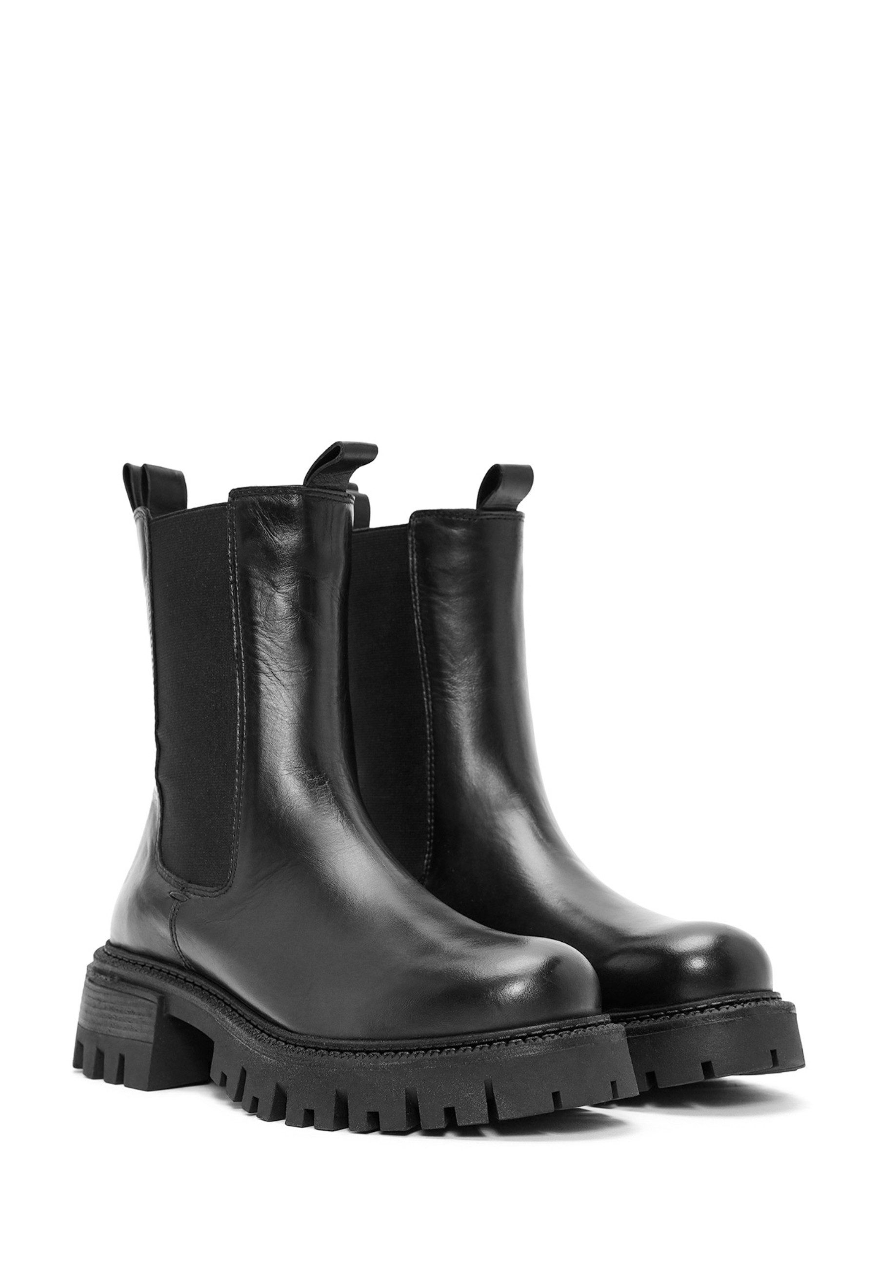 Derimod Chelsea-Stiefel aus Leder Chelseaboots Lederfutter, EVA Sohle, Absatz 3,5 cm