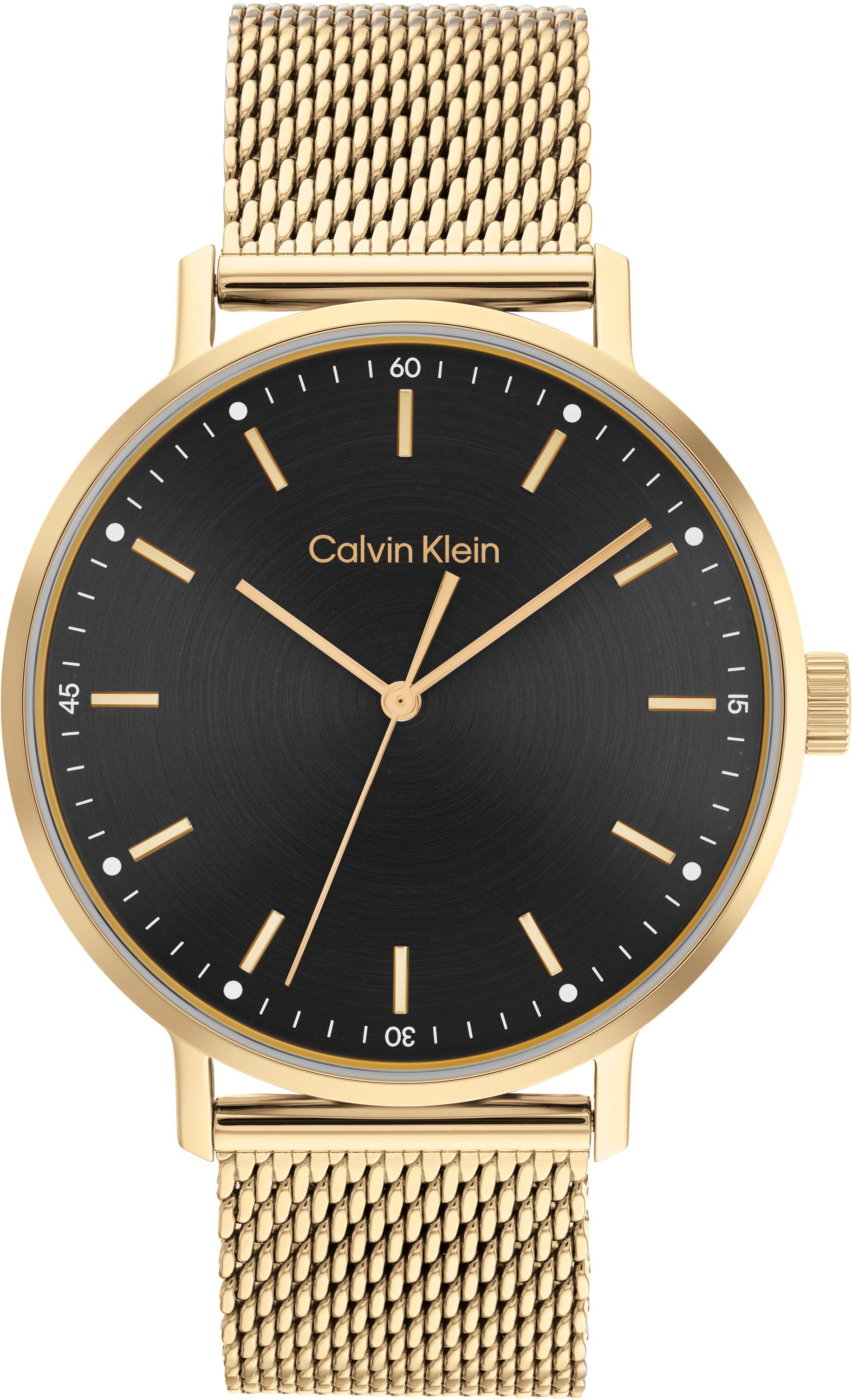 Calvin Klein Quarzuhr Modern, 25200049, Armbanduhr, Herrenuhr, Mineralglas, IP-Beschichtung
