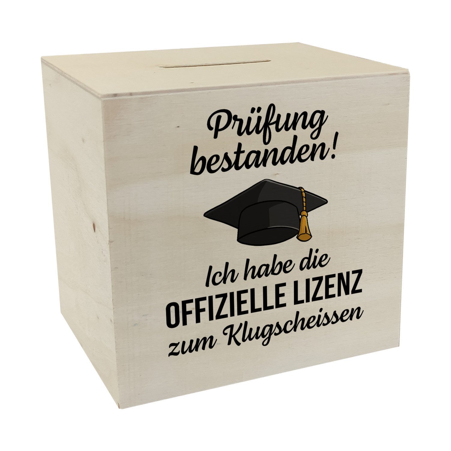 speecheese Spardose Prüfung bestanden Doktorhut Spardose günstig online kaufen