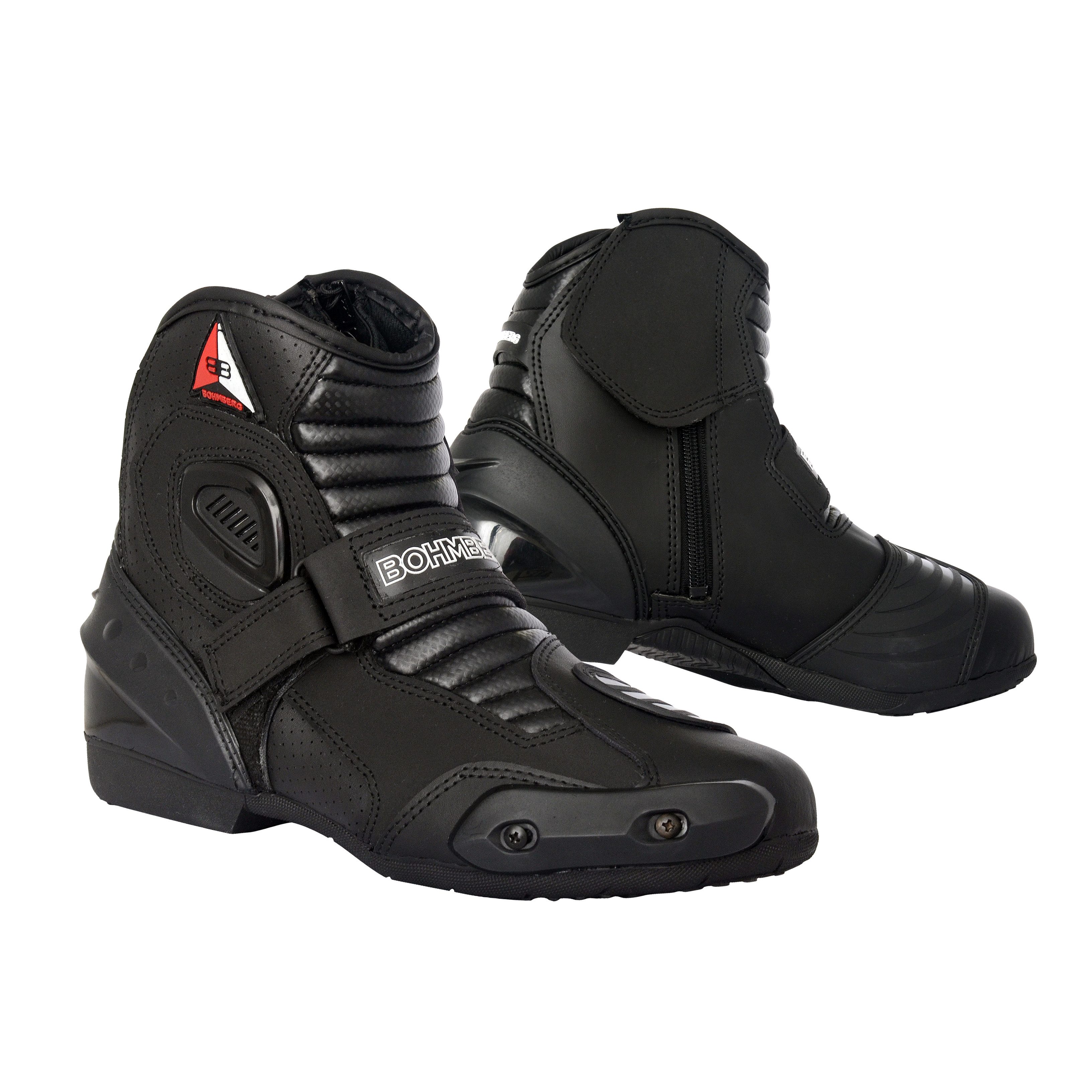 BOHMBERG Motorradstiefel aus echtem Leder / Herren / Motorradstiefel günstig online kaufen