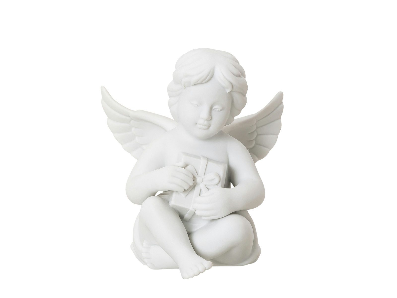Rosenthal Dekofigur Engel mittel Engel mit Geschenk