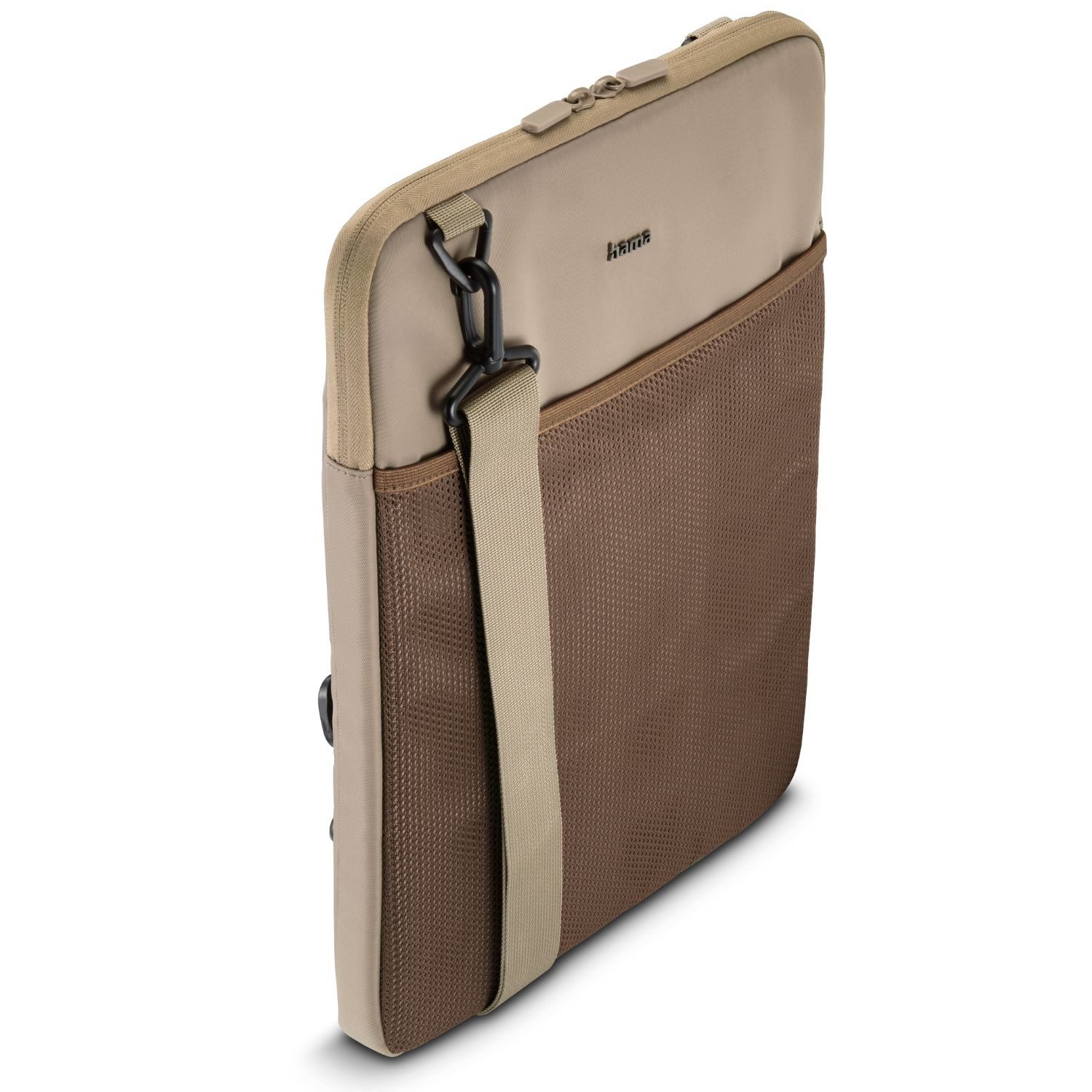 Hama Laptoptasche Notebook-Tasche Schutz-Hülle To Go 13,3" Braun, Business Schutz-Hülle Laptop-Tasche Case für 13,3 13,6" 14" 14,2" Zoll