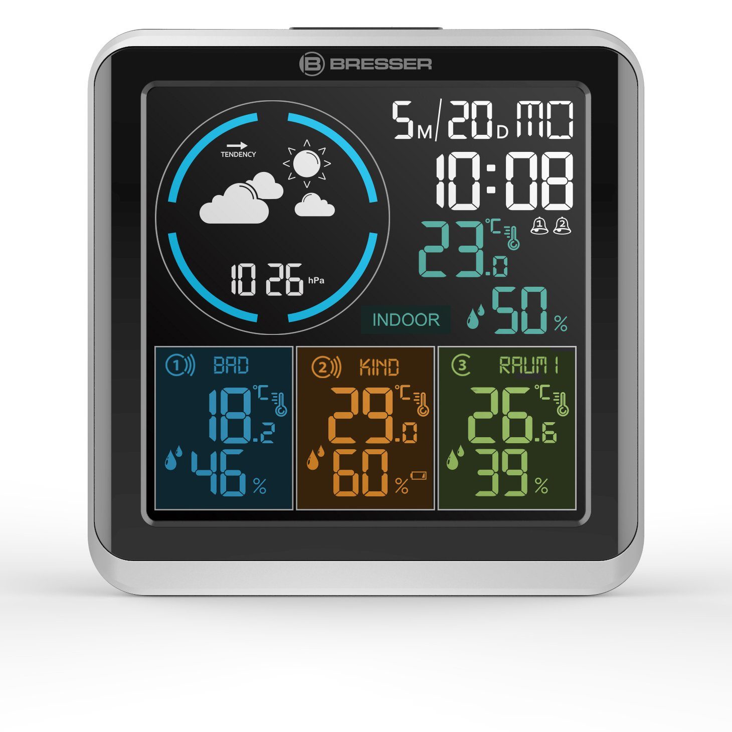 BRESSER BRESSER Quadro Individio Wetterstation Wetterstation