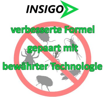 INSIGO Insektenspray Anti Milben-Spray Milben-Mittel Ungezieferspray, 1.5 l, auf Wasserbasis, geruchsarm, brennt / ätzt nicht, mit Langzeitwirkung