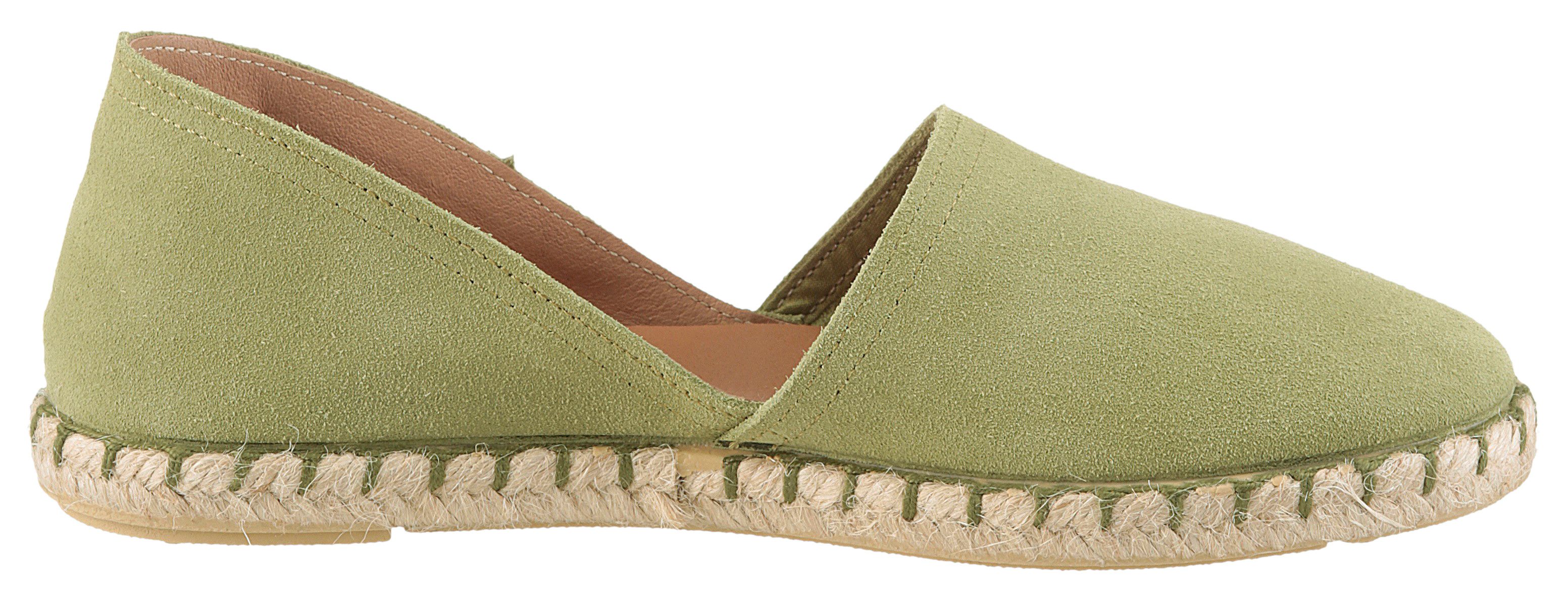 VERBENAS CARMEN SERRAJE Espadrille, Schlupfschuh, Sommerschuh, Loafer mit typischem Jute-Rahmen