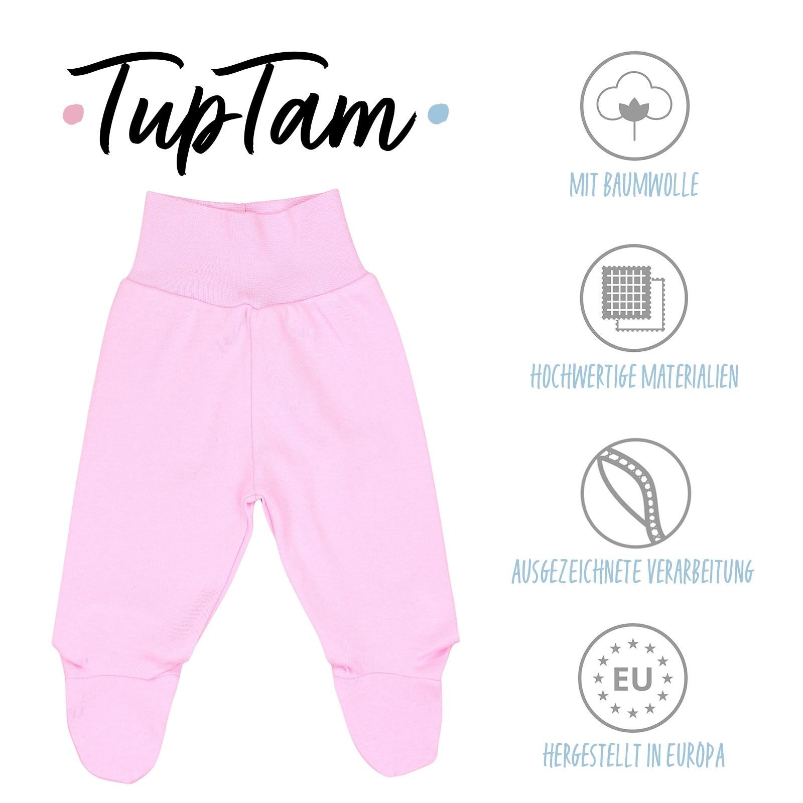 TupTam Pumphose TupTam Baby Strampelhose Jungen Mädchen Hose mit Fuß 5er Pack