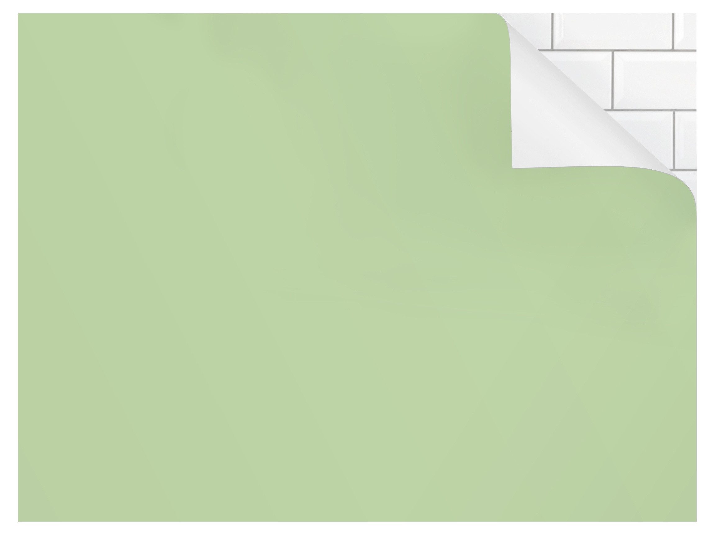 Bilderdepot24 Badrückwand grün fugenlose Wandverkleidung Bad Unifarben, (Hartfolie matt » Selbstklebend SMART 0,35 mm), wasserfestes Wandpaneel Mint