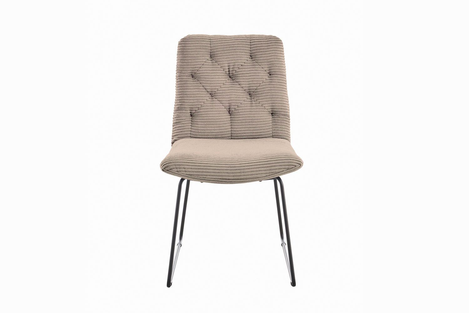 KAWOLA Polsterstuhl NEW CHARME (1 St), Stuhl Cord verschiedene Цвета(ов)
