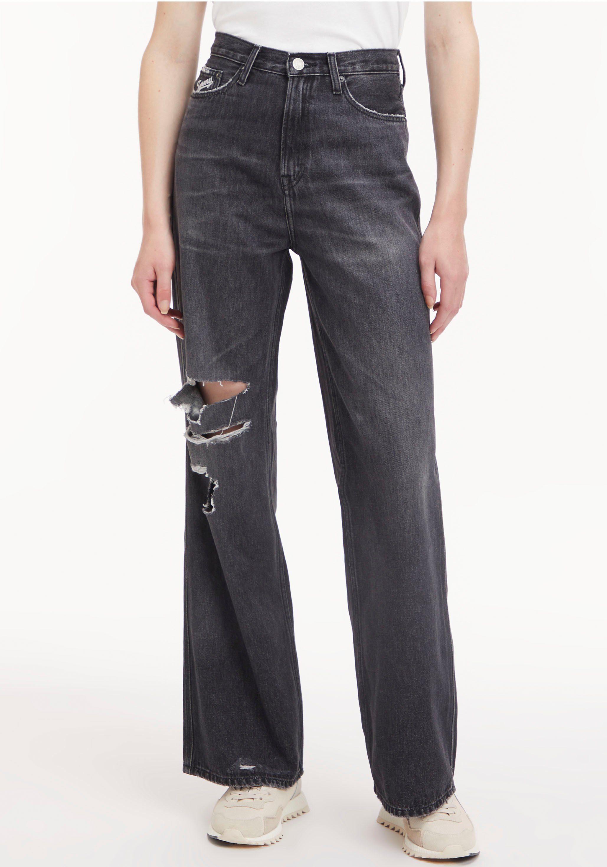 Schwarze Weite Jeans für Damen online kaufen | OTTO