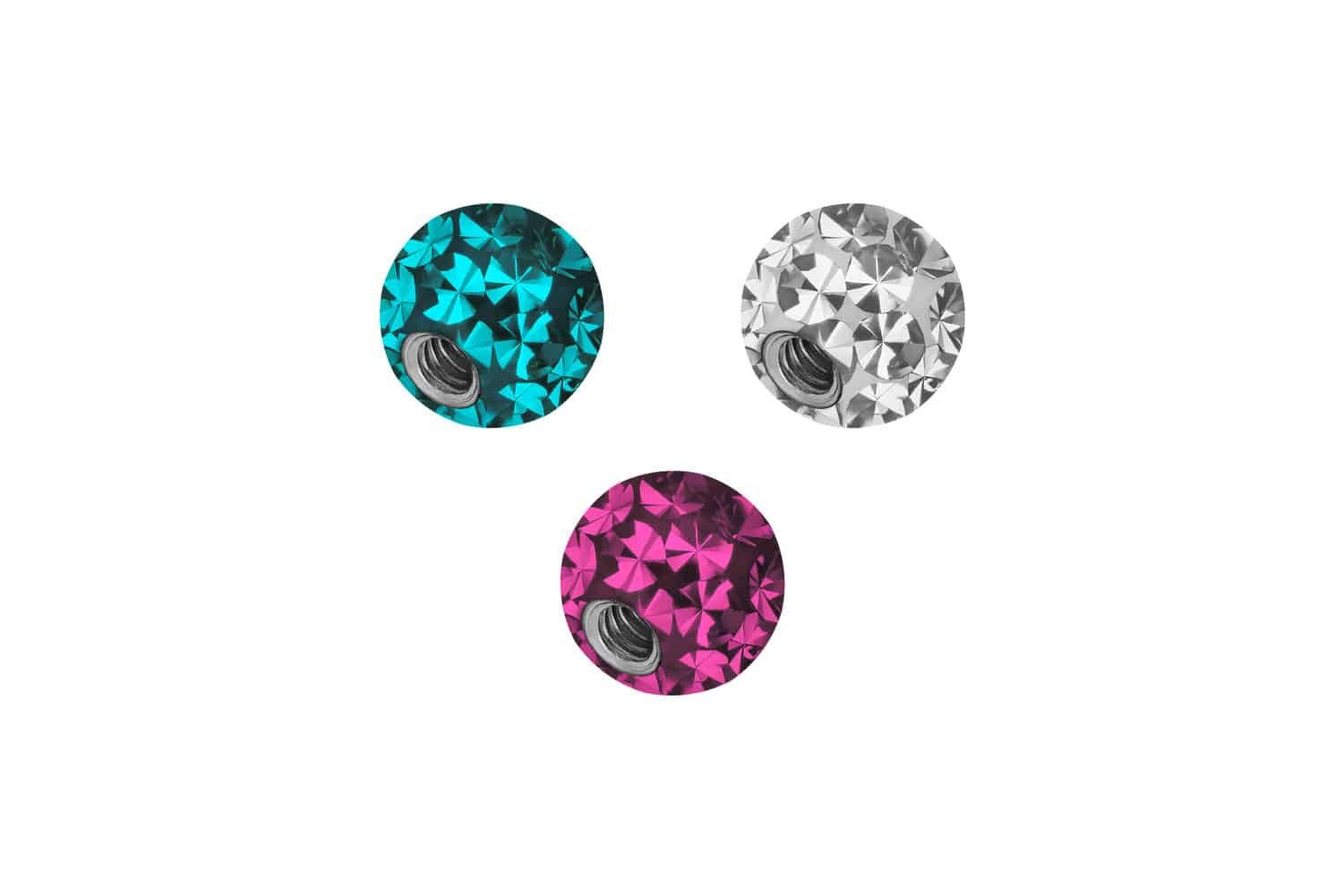 PIERCINGLINE Piercing-Set SET Chirurgenstahl Schraubkugel EPOXY günstig online kaufen