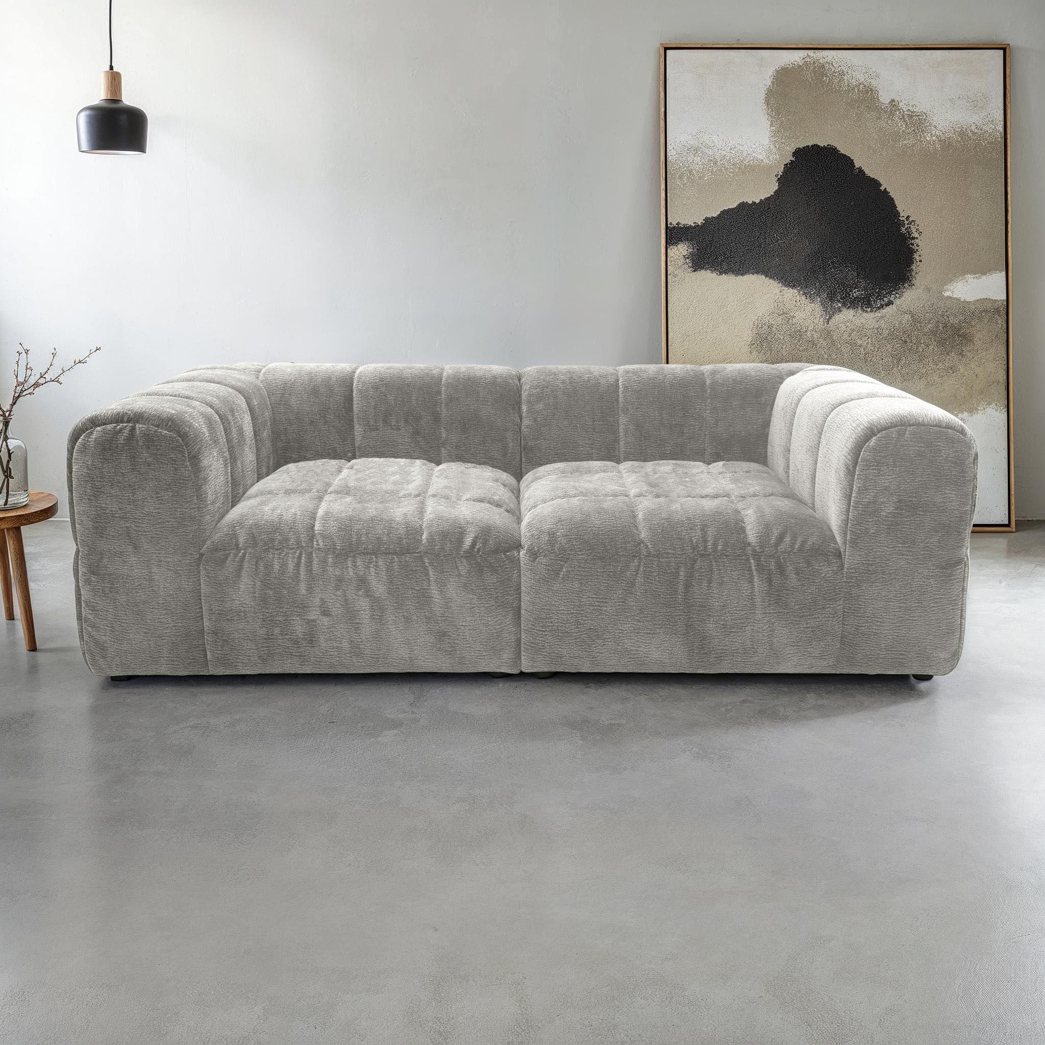 DOMO collection Big-Sofa Ghent Megasofa in 2 Breiten, modern, bequem, Breite 220 oder 250cm, Mit Taschenfederkern und Kassettensteppung