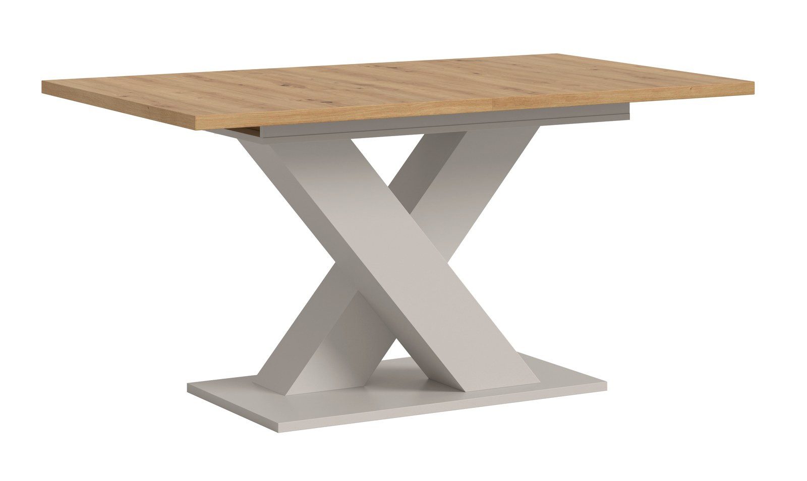 Aileenstore Esstisch OSLO, 150 cm Breite, Holz, 2-teilig