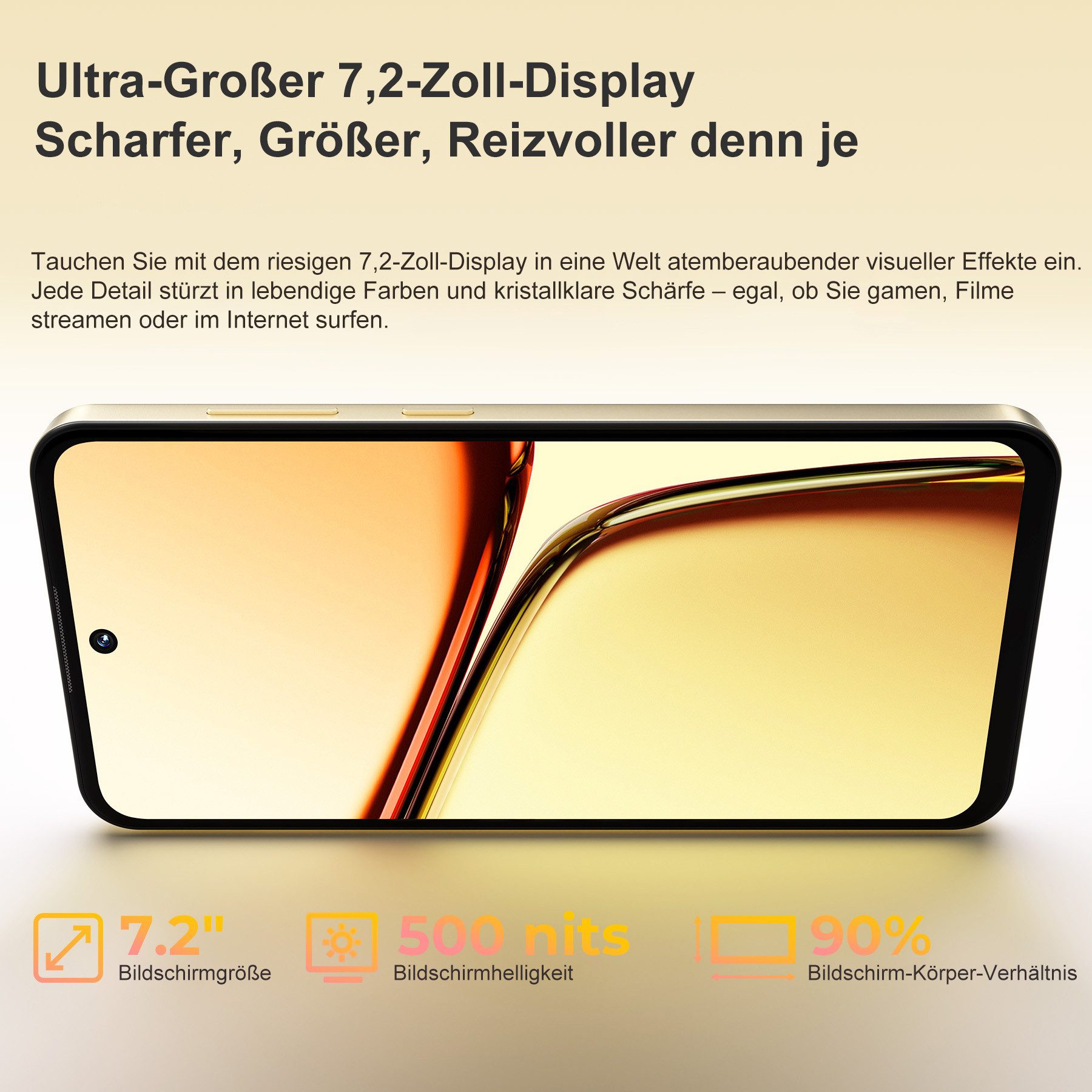 OUKITEL C69 24GB RAM+256GB ROM oder 512GB ROM/TF 1TB, Android 15 Smartphone (18,28 cm/7.2 Zoll, 256 GB Speicherplatz, 64 MP Kamera, 7,2" HD+ 120Hz, 64MP+8MP, 6000mAh, Dual SIM/ OTG/ GPS/ NFC)