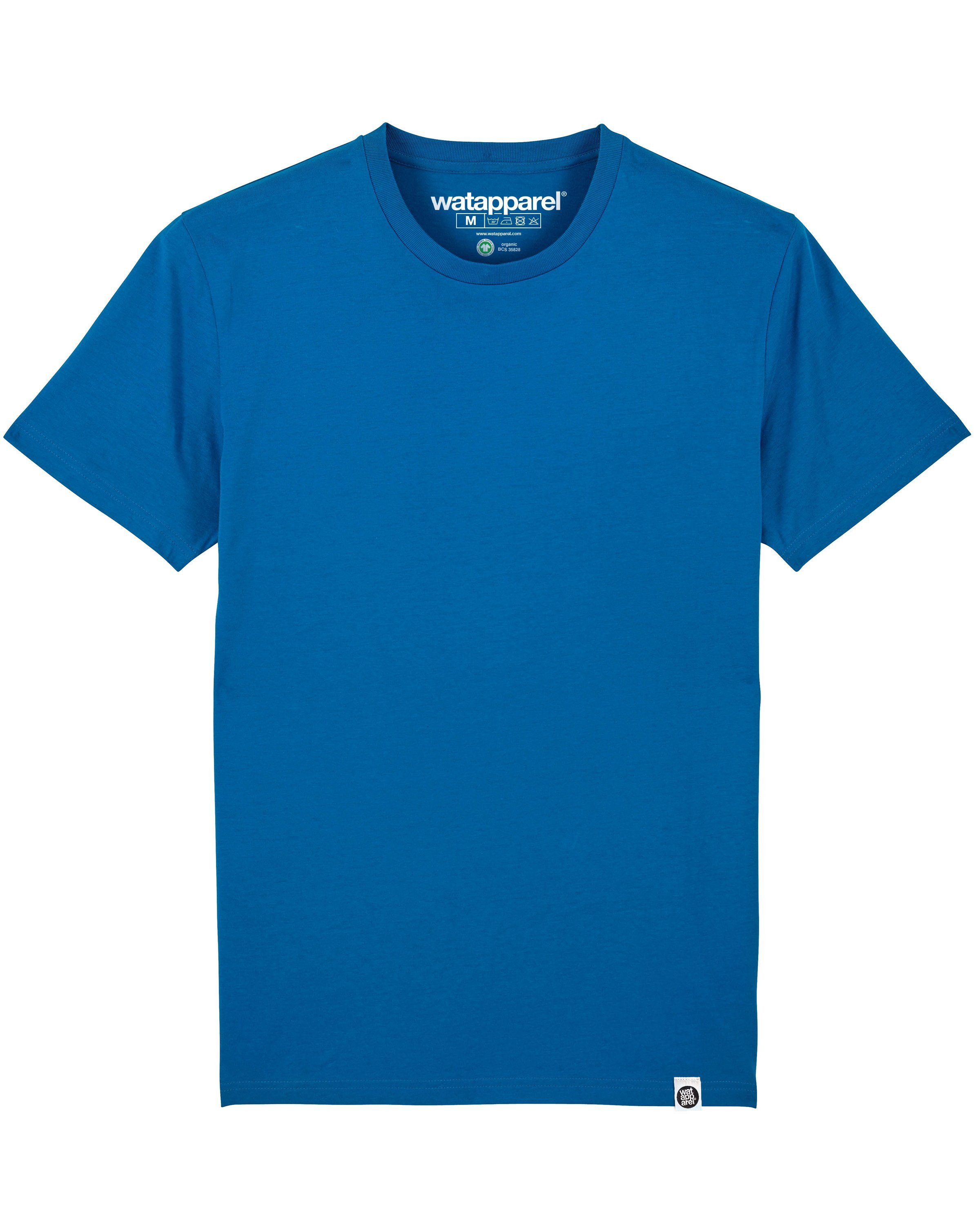 wat? Apparel Print-Shirt Bio Basic Tee (1-tlg) royalblau | T-Shirts