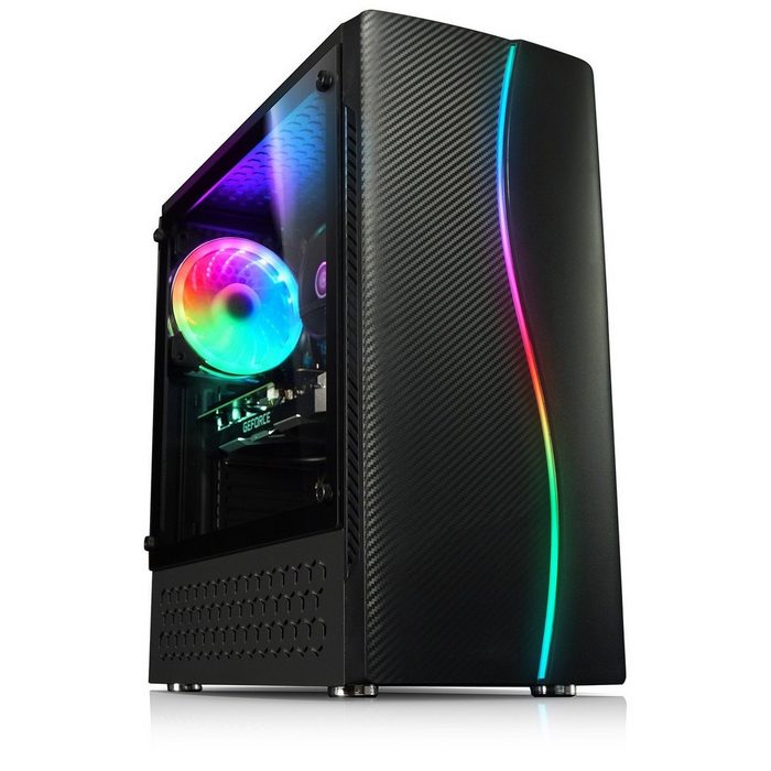 Kiebel Lightning 12 Gaming-PC-Komplettsystem (27&quot; Intel Core i5 Intel Core i5-12400F RTX 3060 32 GB RAM RGB-Beleuchtung WLAN) GB11603
