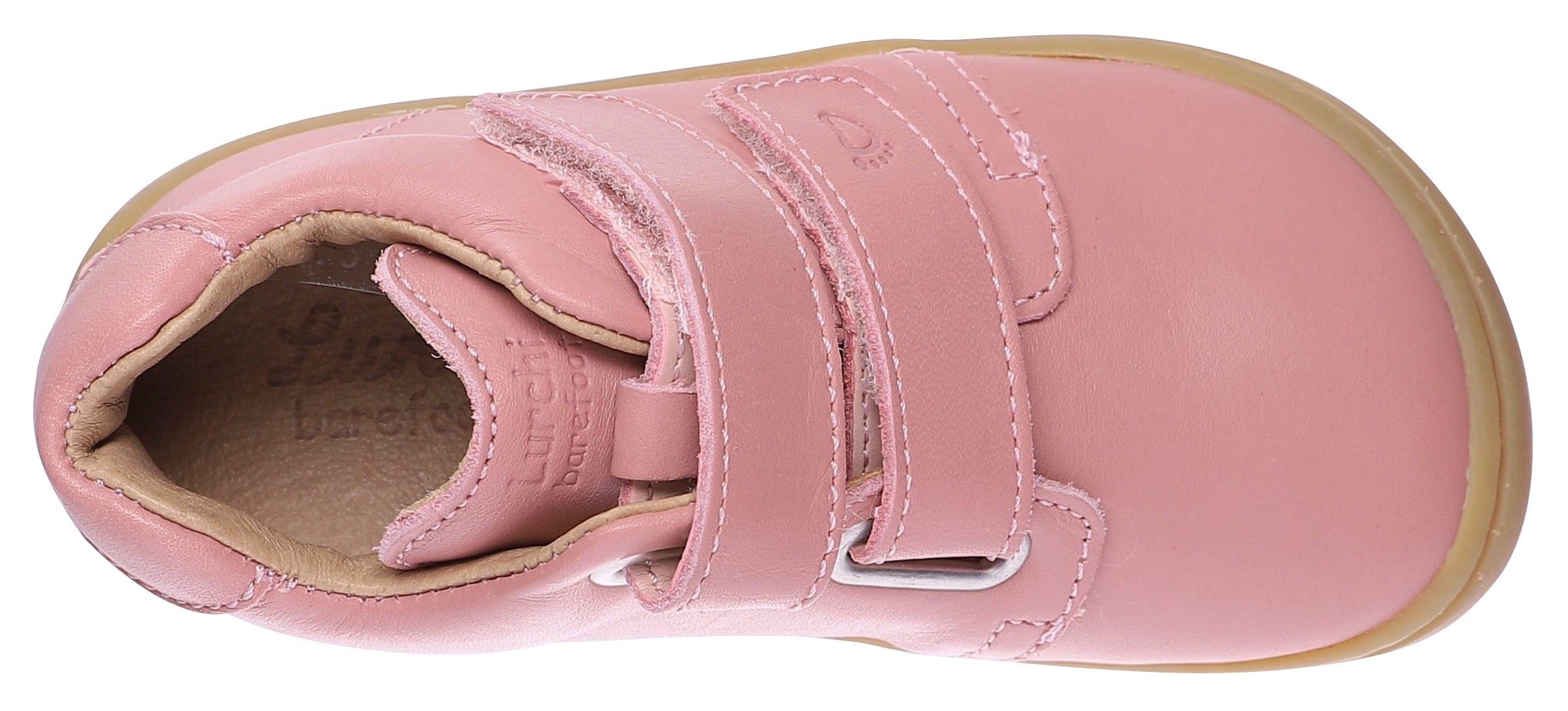 Klettschuh Lurchi rosa NOAH mit BAREFOOT flexibler Laufsohle