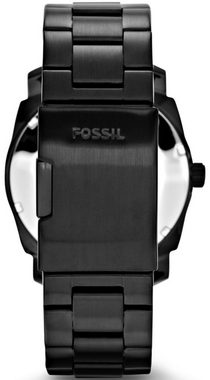 Fossil Quarzuhr MACHINE, FS4775, Armbanduhr, Herrenuhr, Datum, analog