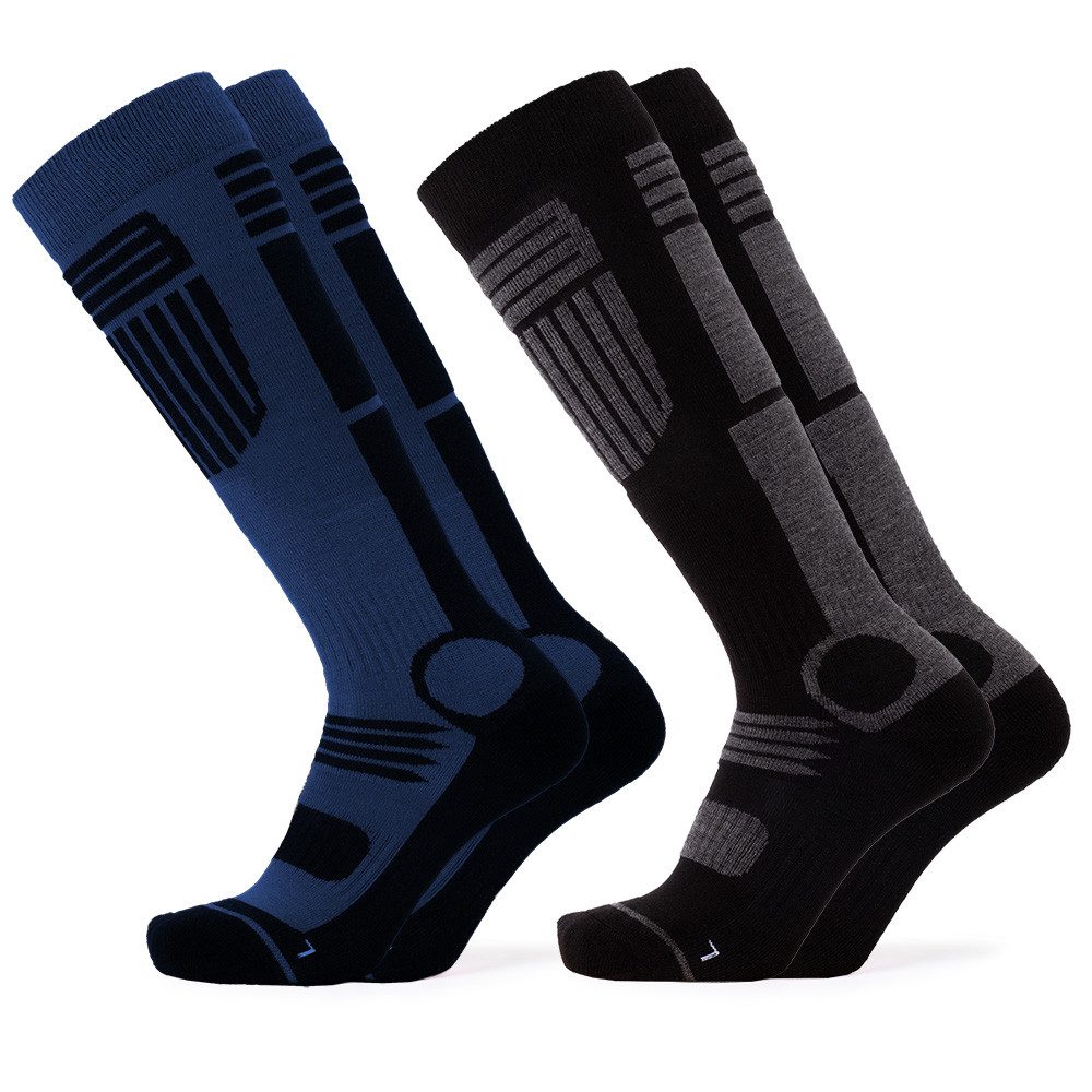 OCCULTO Skisocken Herren Skisocken 2er Pack (Modell: Felix) (2-Paar)