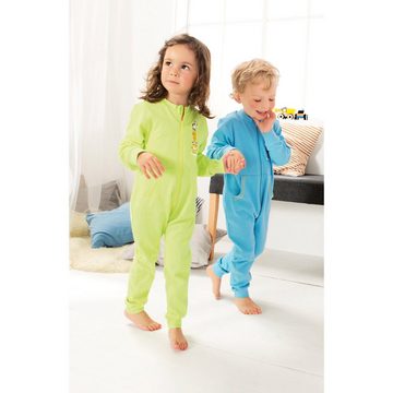 Erwin Müller Pyjama Kinder-Schlafoverall 2er-Pack Interlock-Jersey Tiermotiv