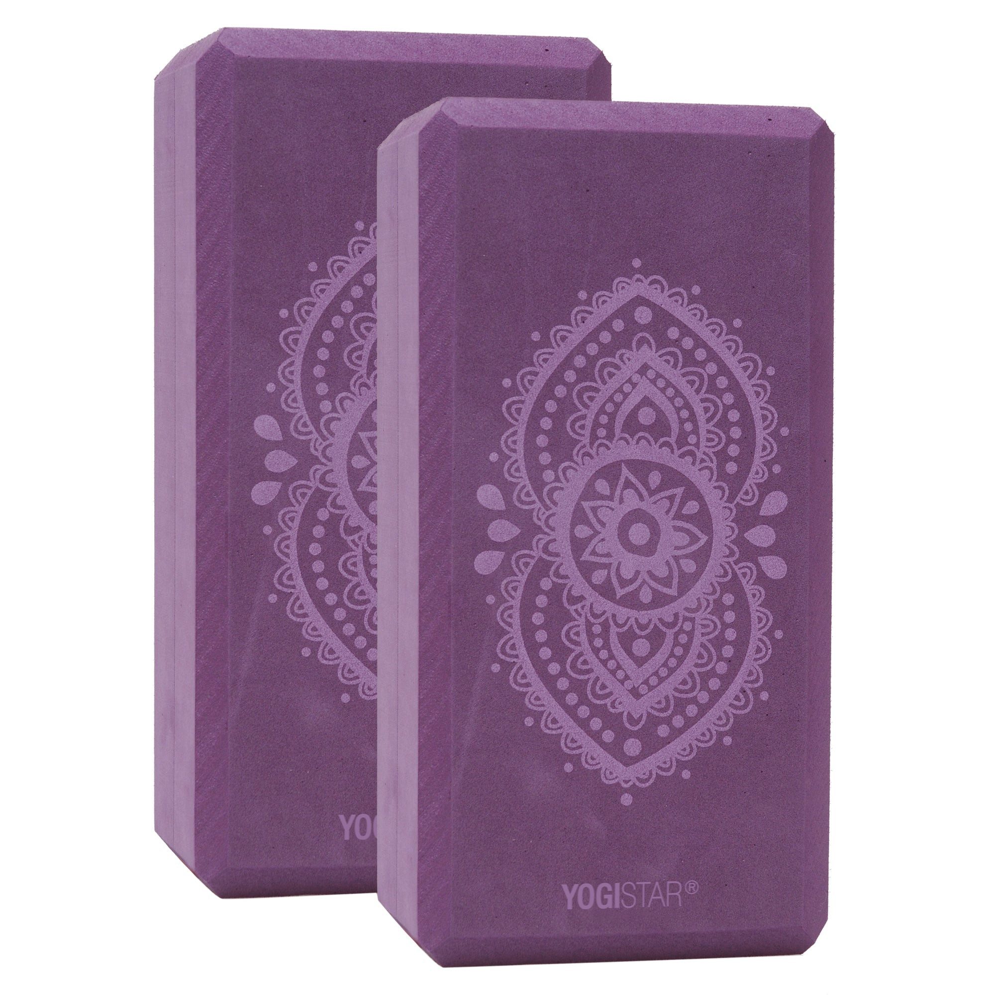 Yogablock Yogablock yogiblock® basic - art collection - ajna chakra - aubergine