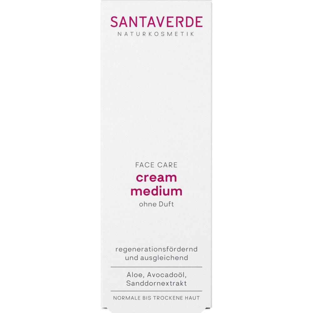 SANTAVERDE GmbH Gesichtspflege cream medium ohne Duft, 30 ml