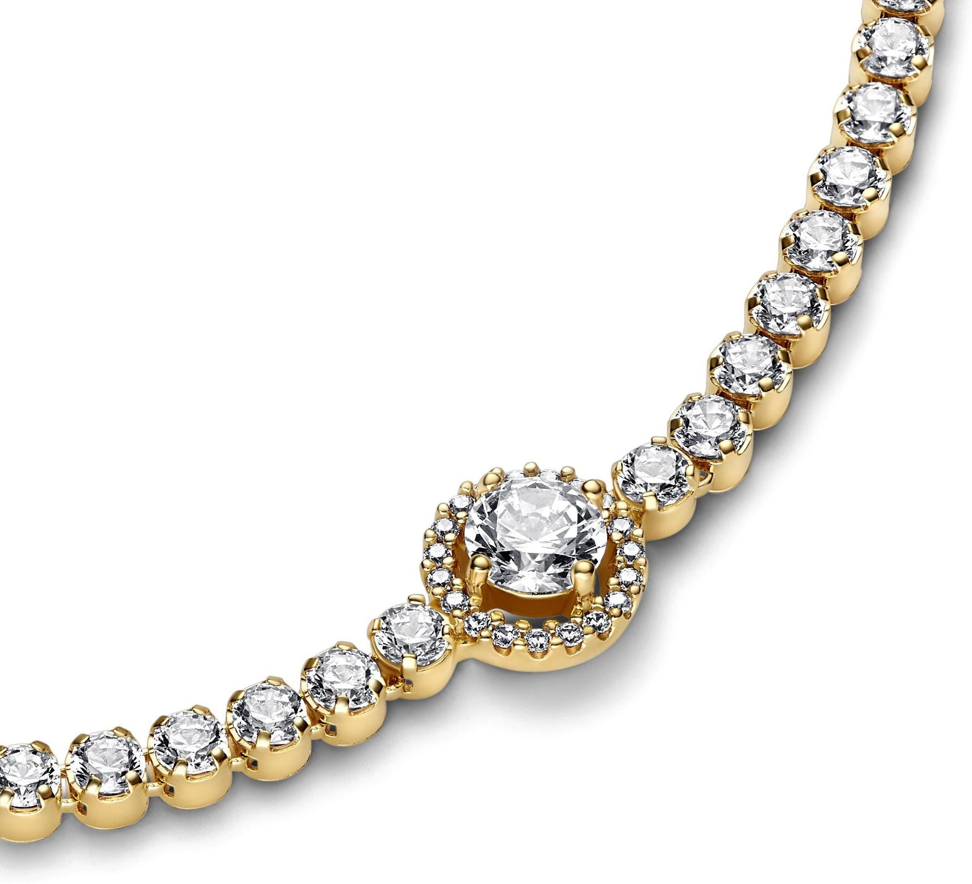 Pandora Armband Pandora Funkelnder Kranz Tennisarmband 569416C01 Damenarmba günstig online kaufen