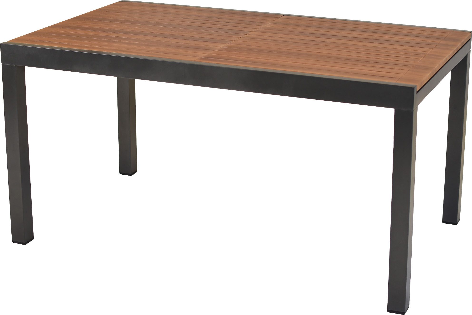 MERXX Garten-Essgruppe Valenza, (Set, 7-tlg), inkl. 6 Klappsessel, 1 Ausziehtisch – Bild 3 von 5