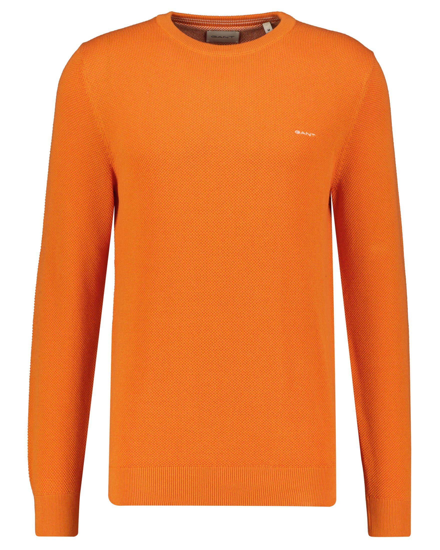 (33) orange (1-tlg) Feinstrickpullover Gant Strickpullover Herren