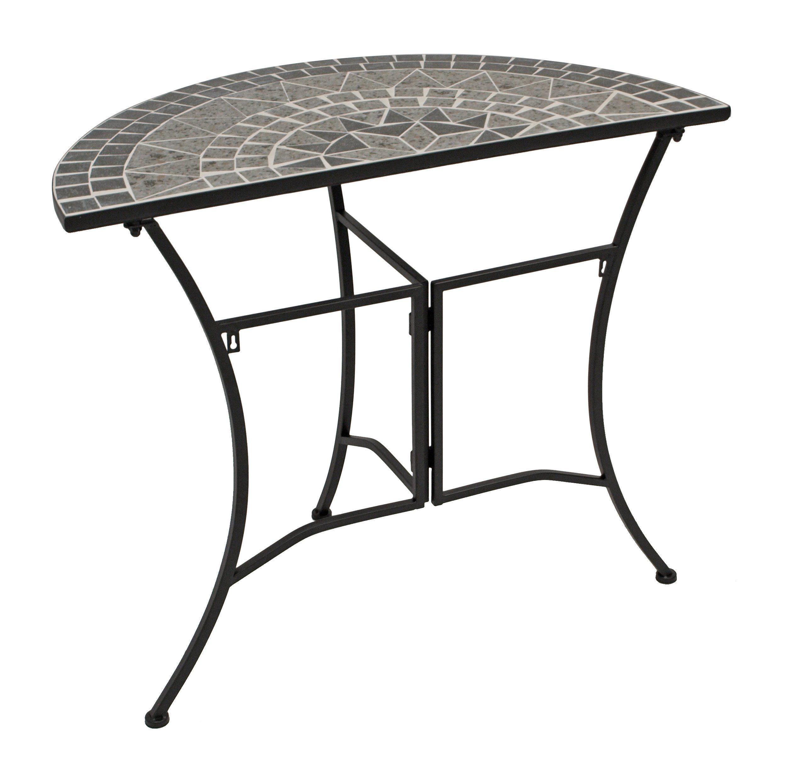 DEGAMO Gartentisch SIENA (1-St), Wandtisch halbrund günstig online kaufen