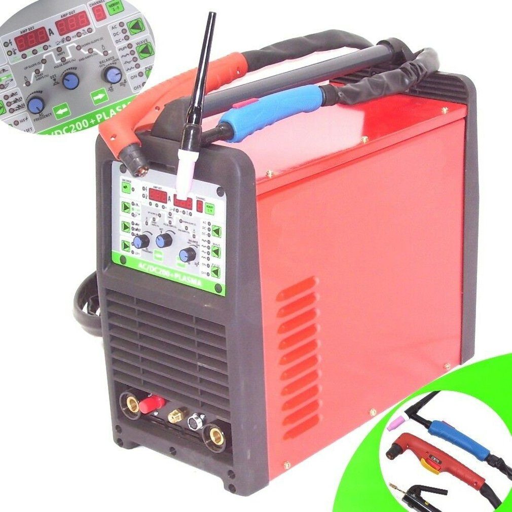 Apex Inverterschweißgerät SCHWEIßGERÄT 13750 AC/DC 200 + PLASMA E-HAND PLASMASCHNEIDER