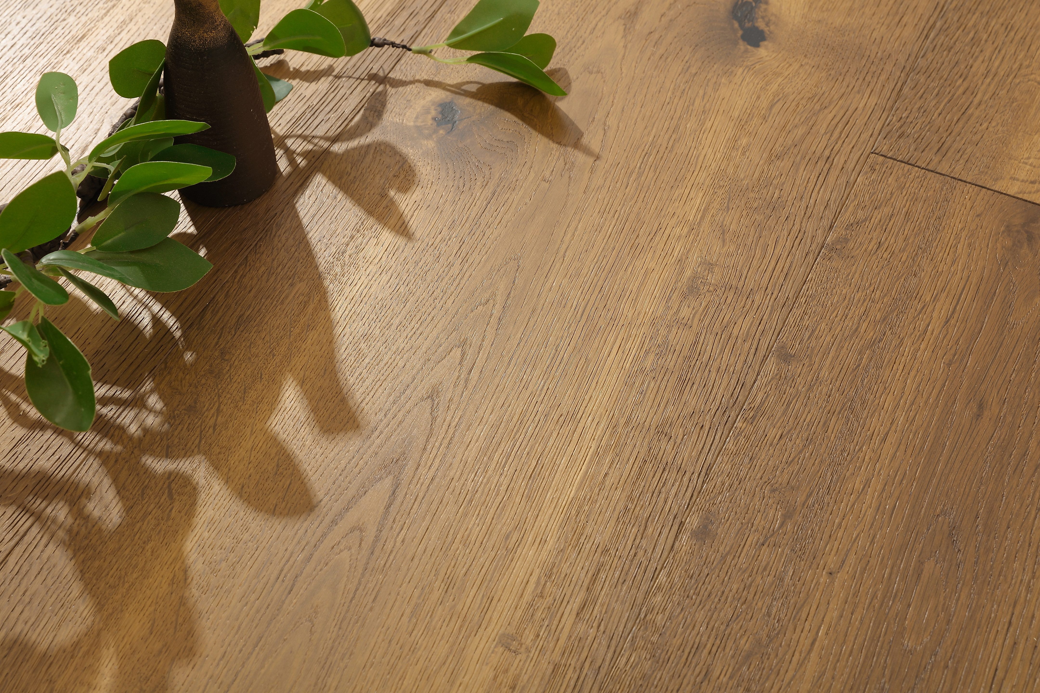 DielenDealer Parkett Fertigparkett Eiche Las Vegas - 3-Schicht geräuchert, geölt, mit Klicksystem, 3,168qm pro Paket