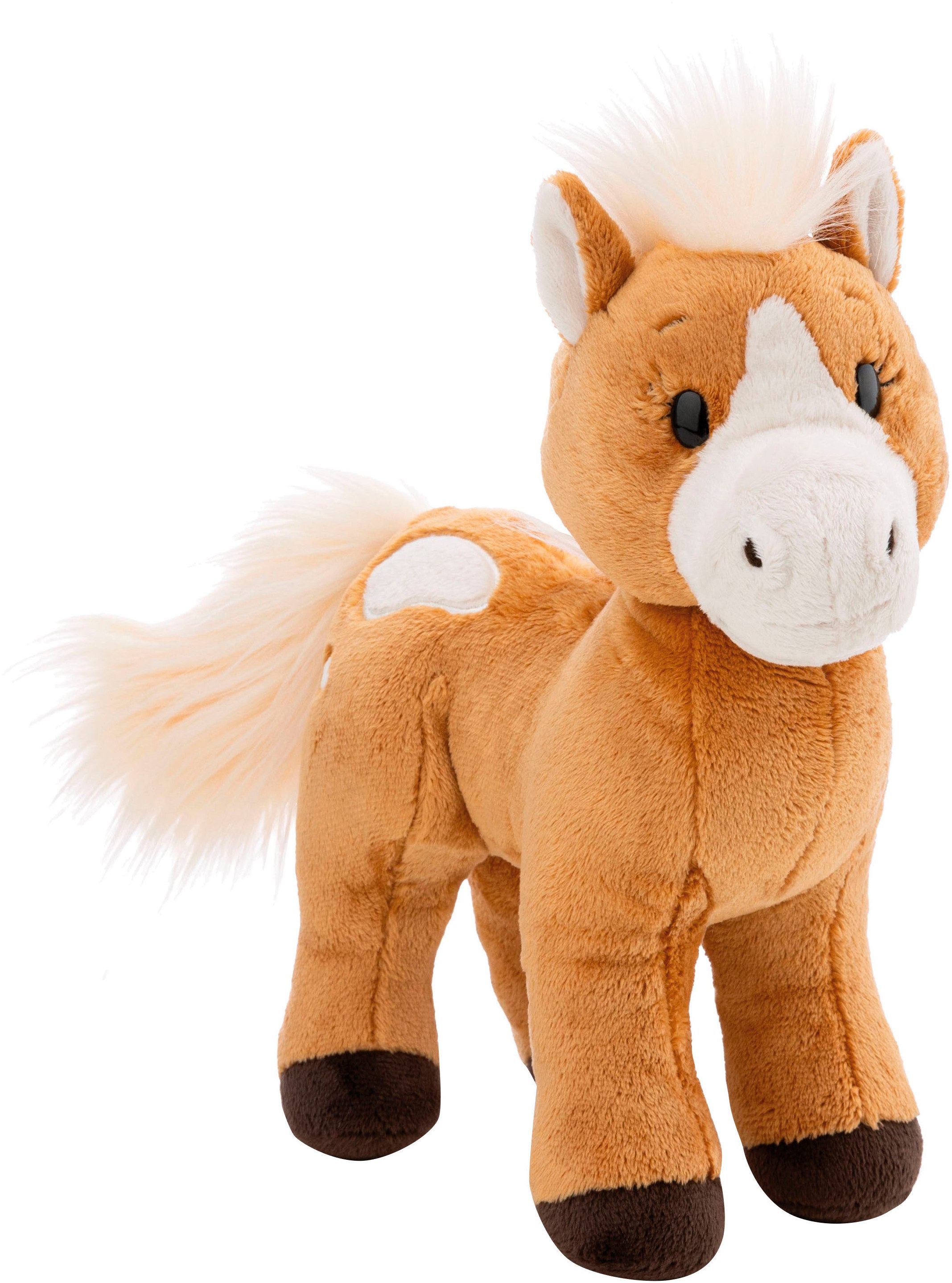 Nici Kuscheltier Farm Friends, Pferd braun Holly K. Pony, 27 cm stehend, sitzend; enthält recyceltes Material