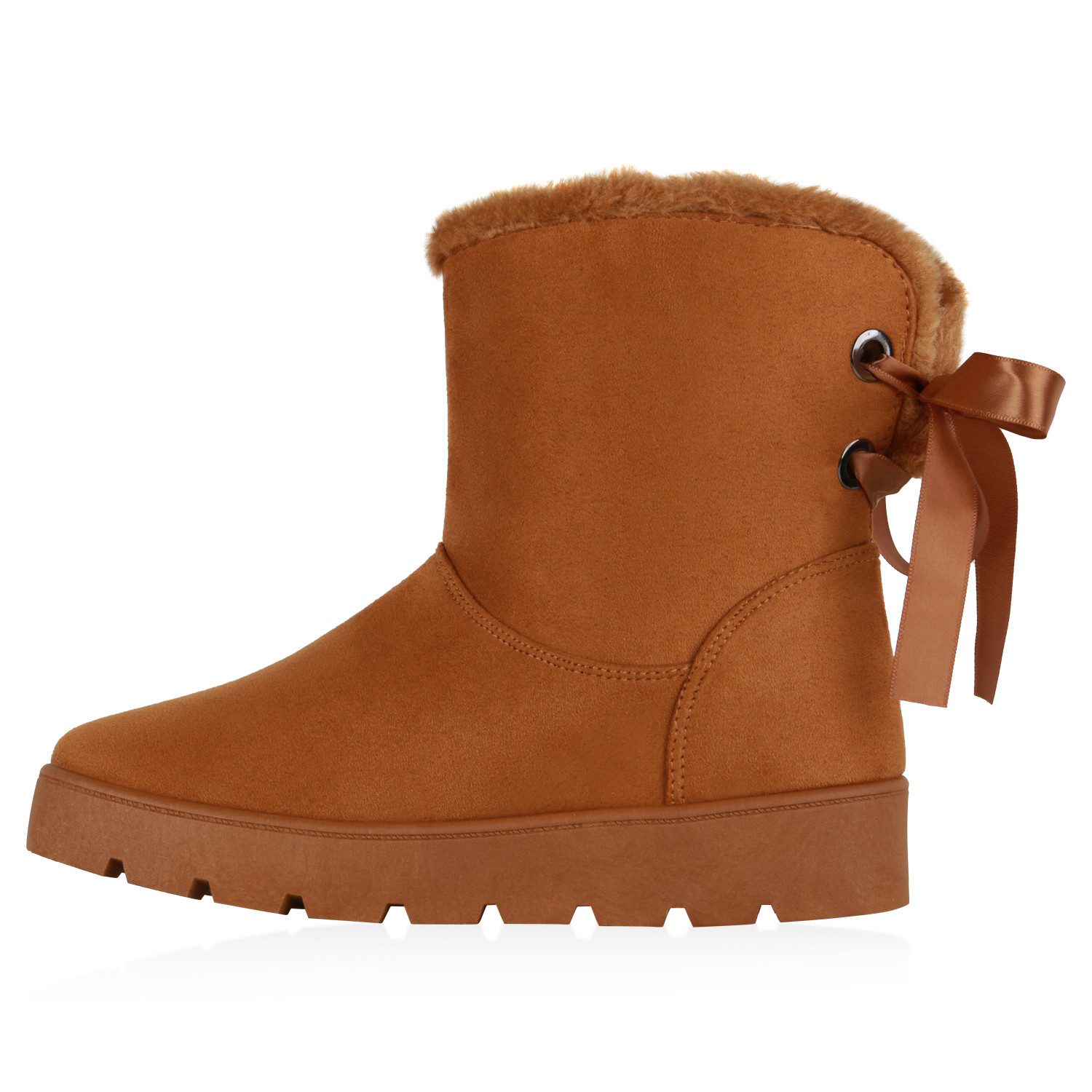 VAN HILL 836203 Schlupfboots Damen Stiefeletten Warm Gefütterte Schlupfstie günstig online kaufen