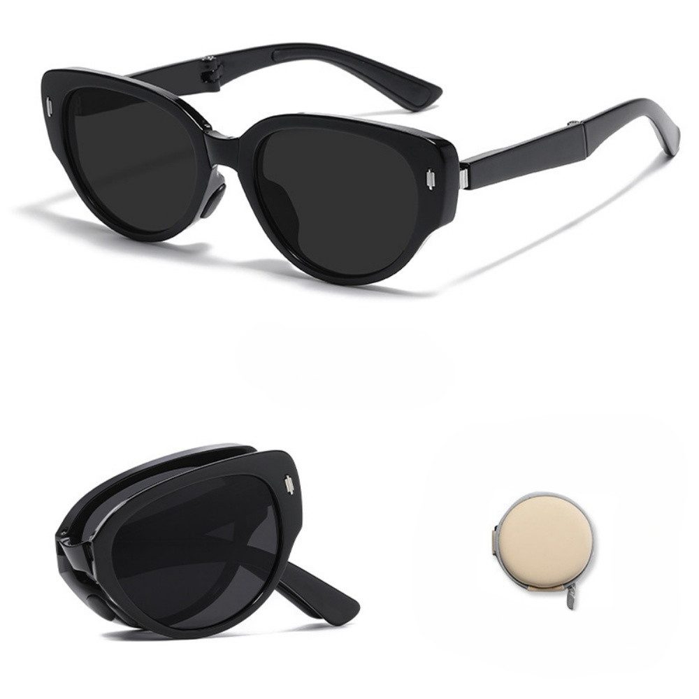 Sonnenbrille Cat Eye Kompakt Faltbar Leicht UV Schutz Outdoor Blendfrei