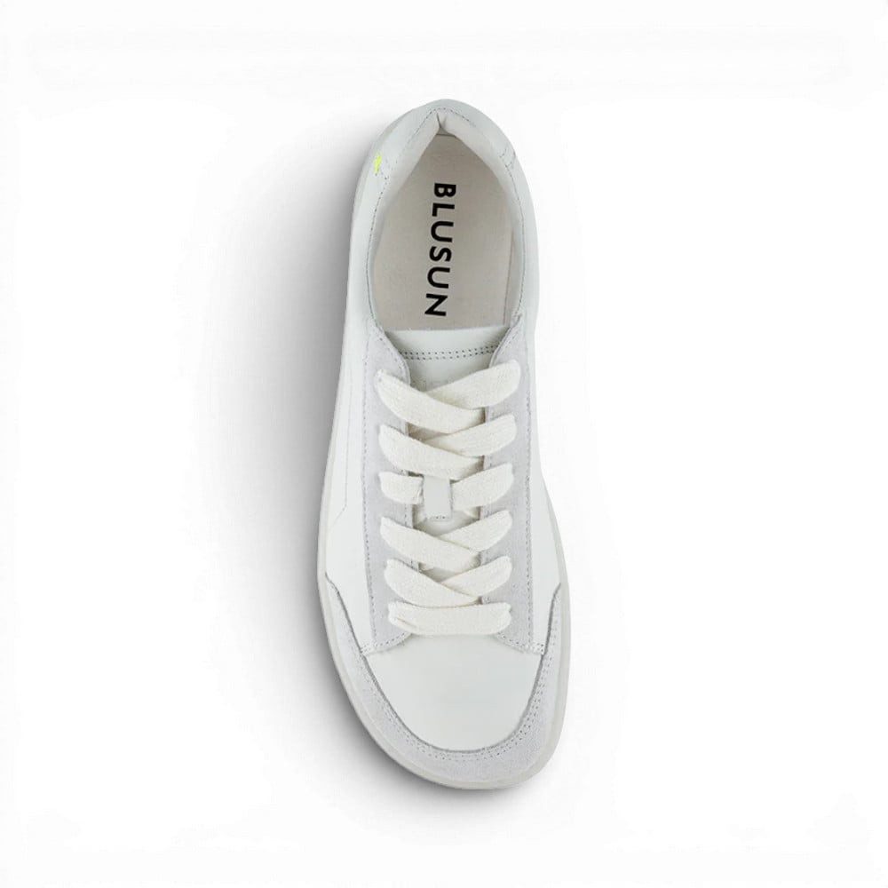 BLUSUN Barfussschuhe BLSN-500M (Glattleder/Veloursleder, flexible Sohle) Sneaker