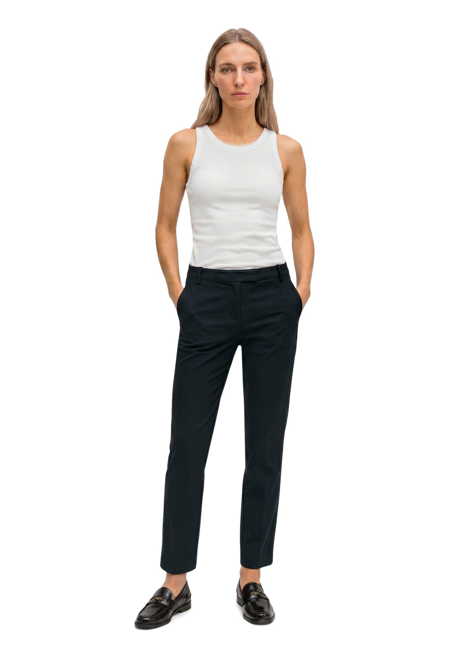 Marc O'Polo Chinohose aus elastischem Baumwoll-Twill