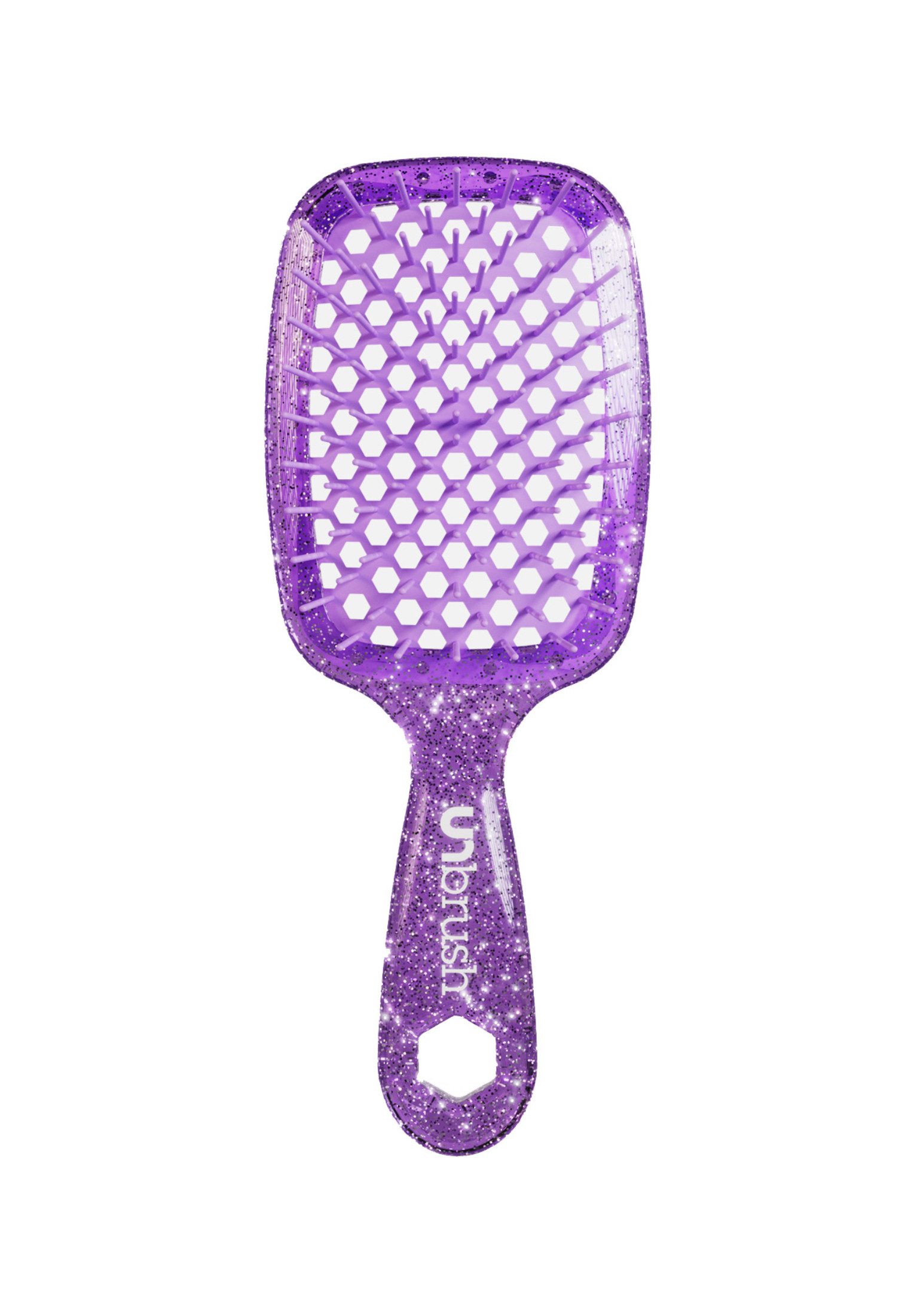 UNbrush Haarbürste UNbrush Haarbürste Detangling Hair Brush Glitter, 1 Stück 1-tlg.