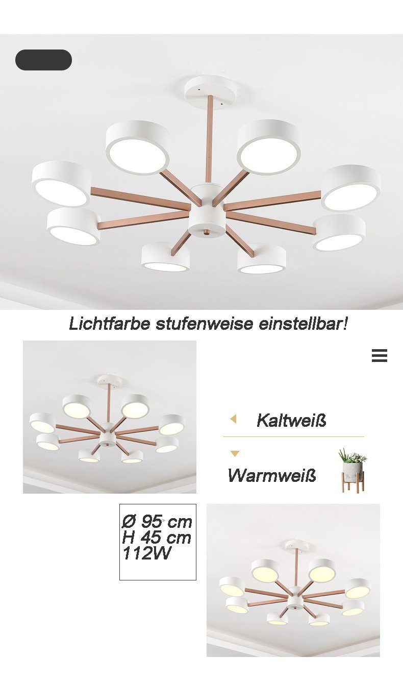 Euroton LED Pendelleuchte LED Pendelleuchte Deckenlampe günstig online kaufen