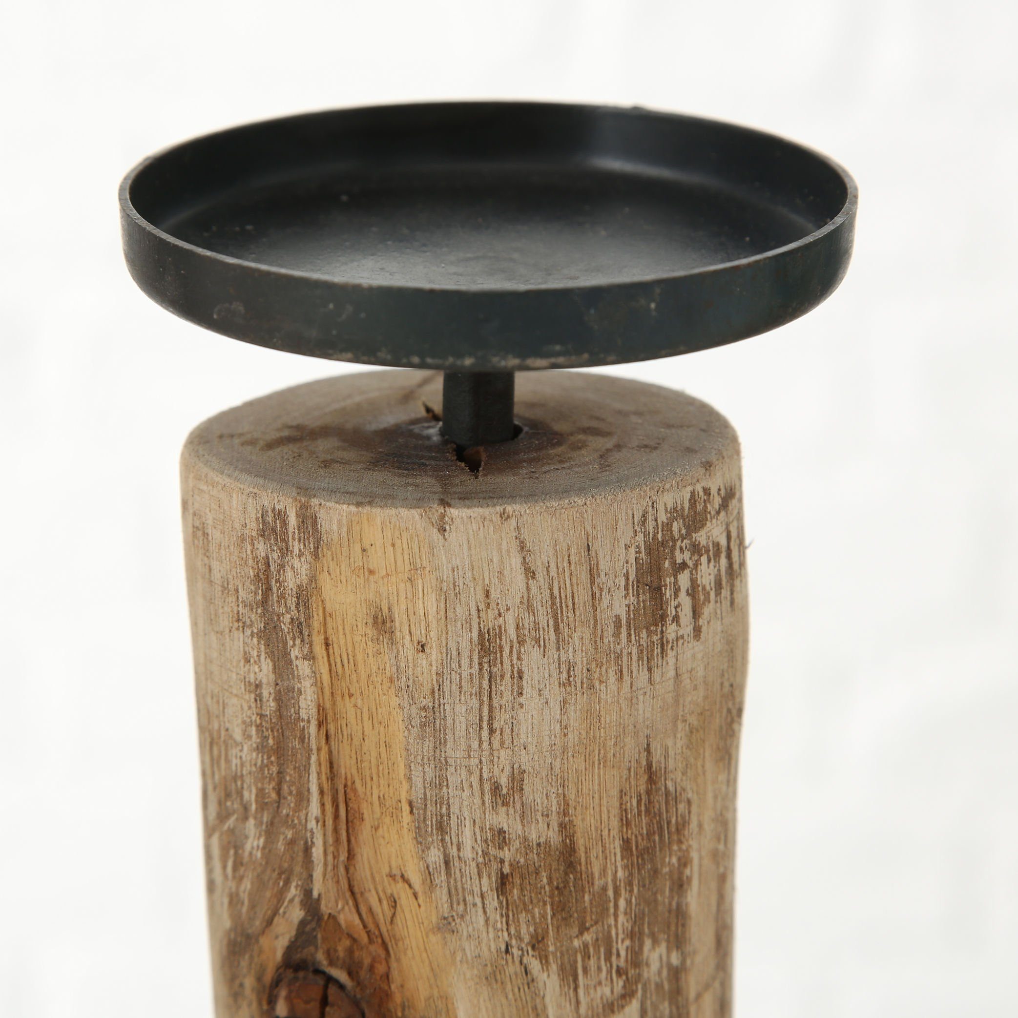 Spetebo Tischkerzenhalter Eukalyptus Kerzenhalter 3er Set günstig online kaufen